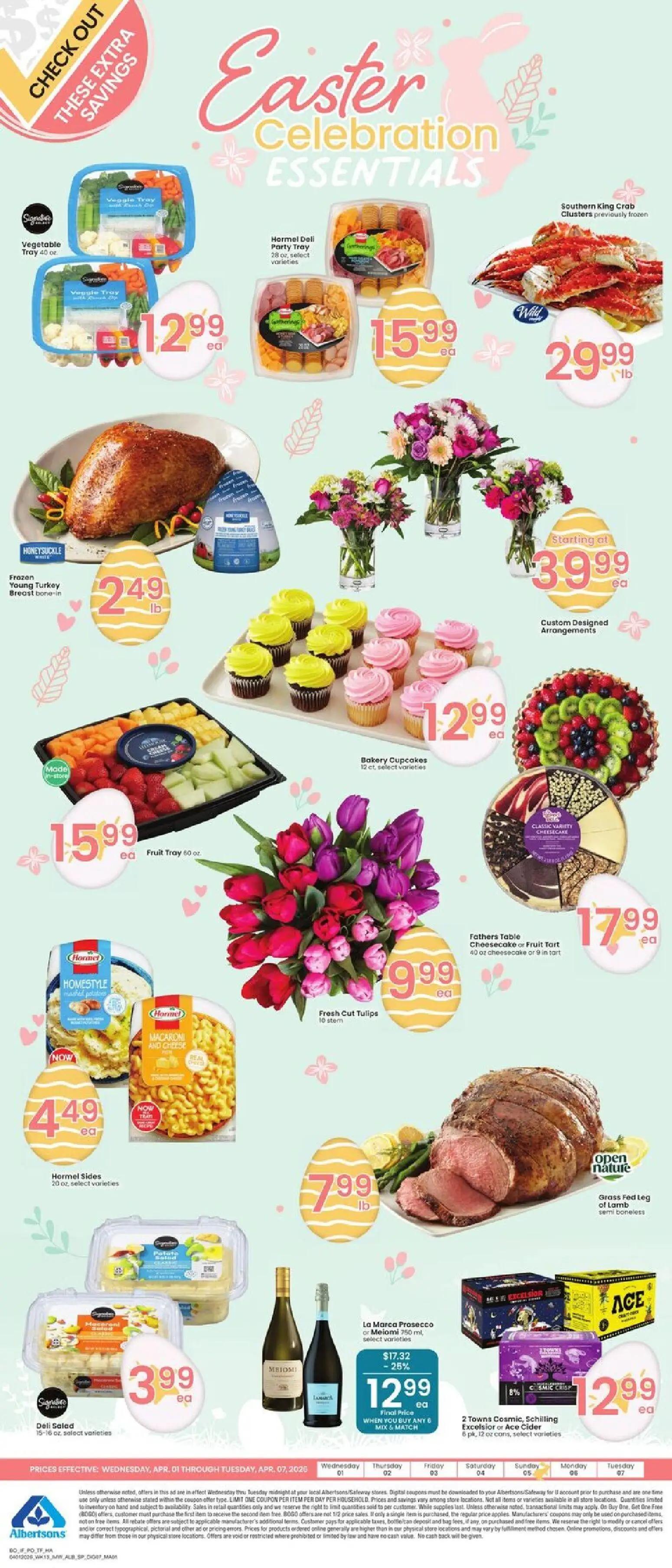 albertsons - Albertsons Specialty Publication - 04/01 - 04/07 2026 - page: 1