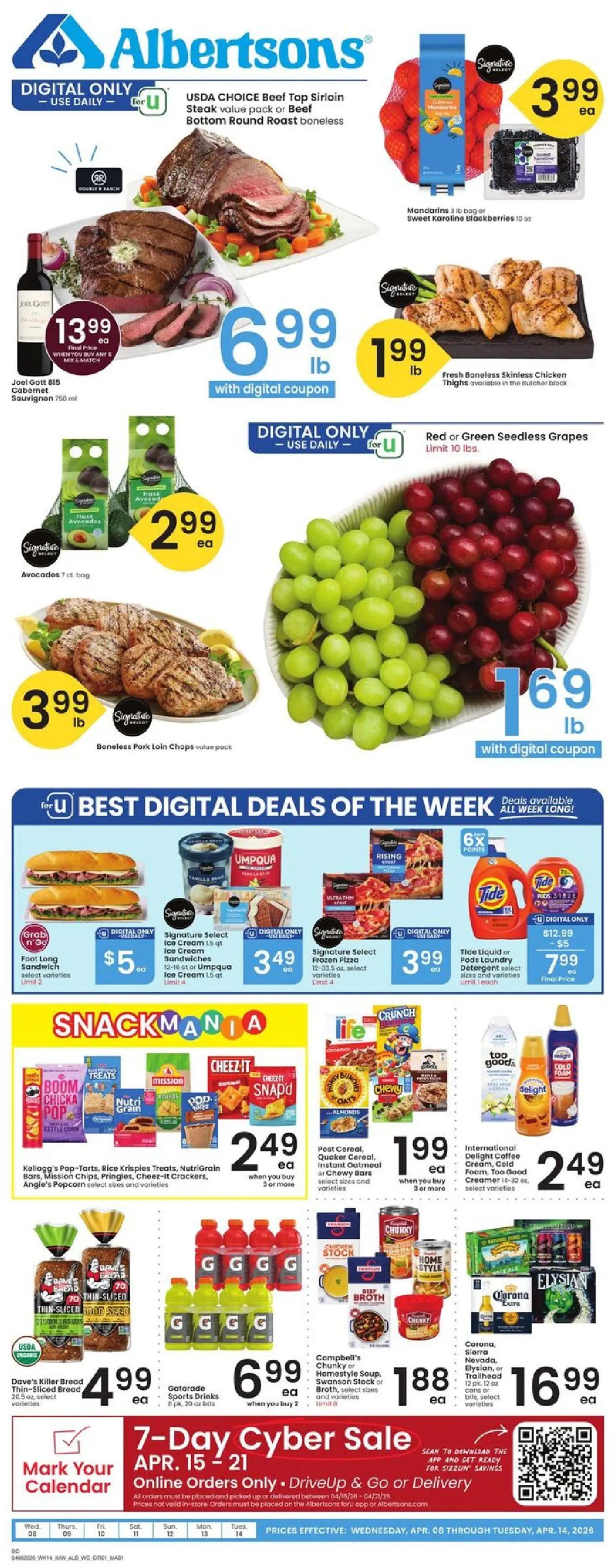 albertsons - Albertsons Weekly Ad - 04/08 - 04/14 2026