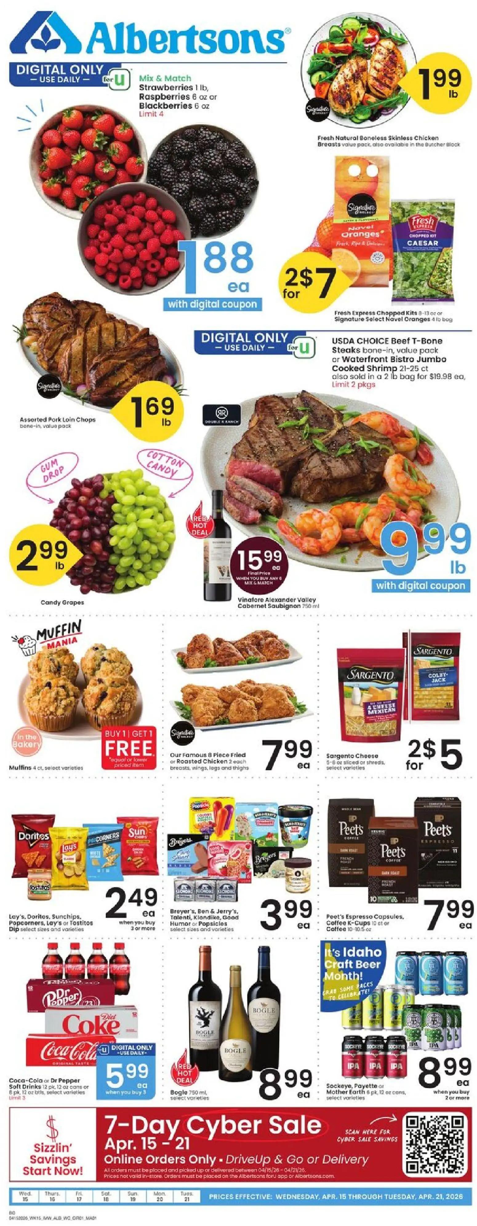 albertsons - Albertsons Weekly Ad - 04/15 - 04/21 2026