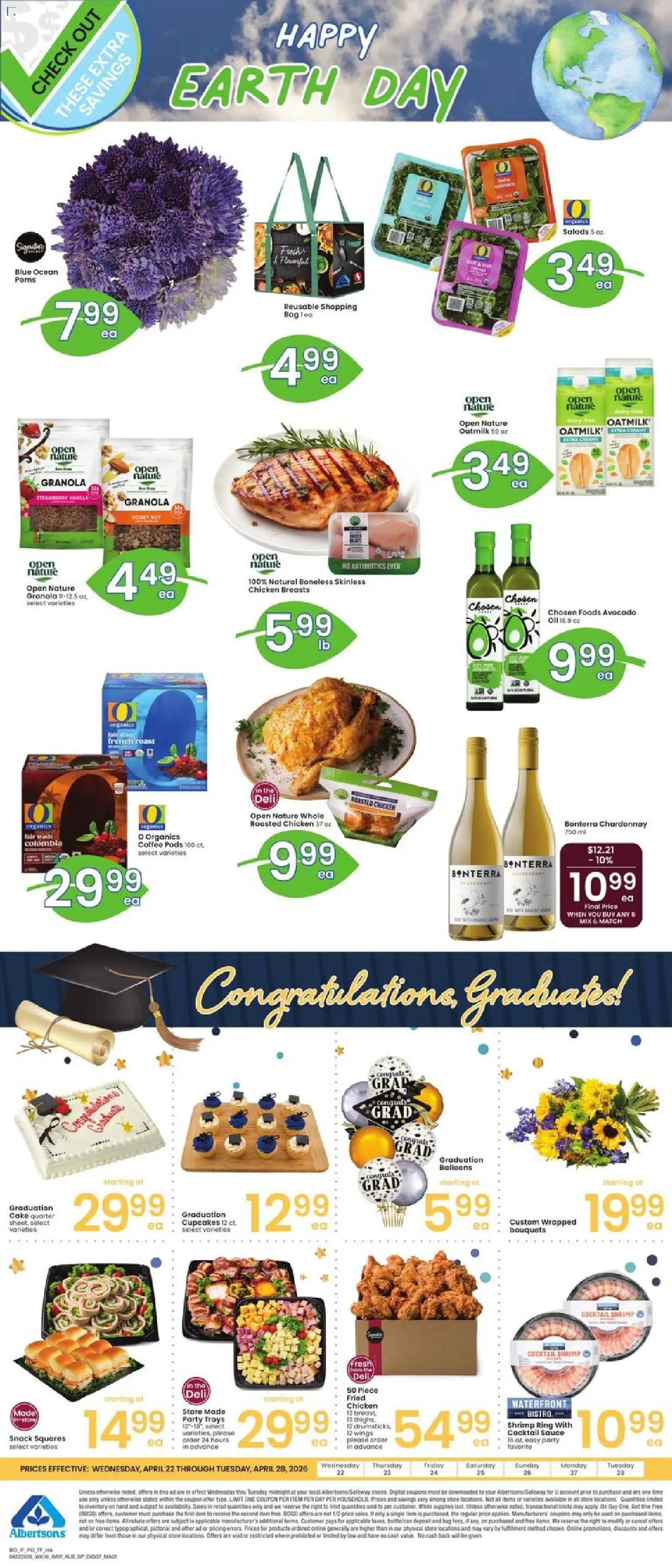 albertsons - Albertsons Specialty Publication - 04/22 - 04/28 2026 - page: 1