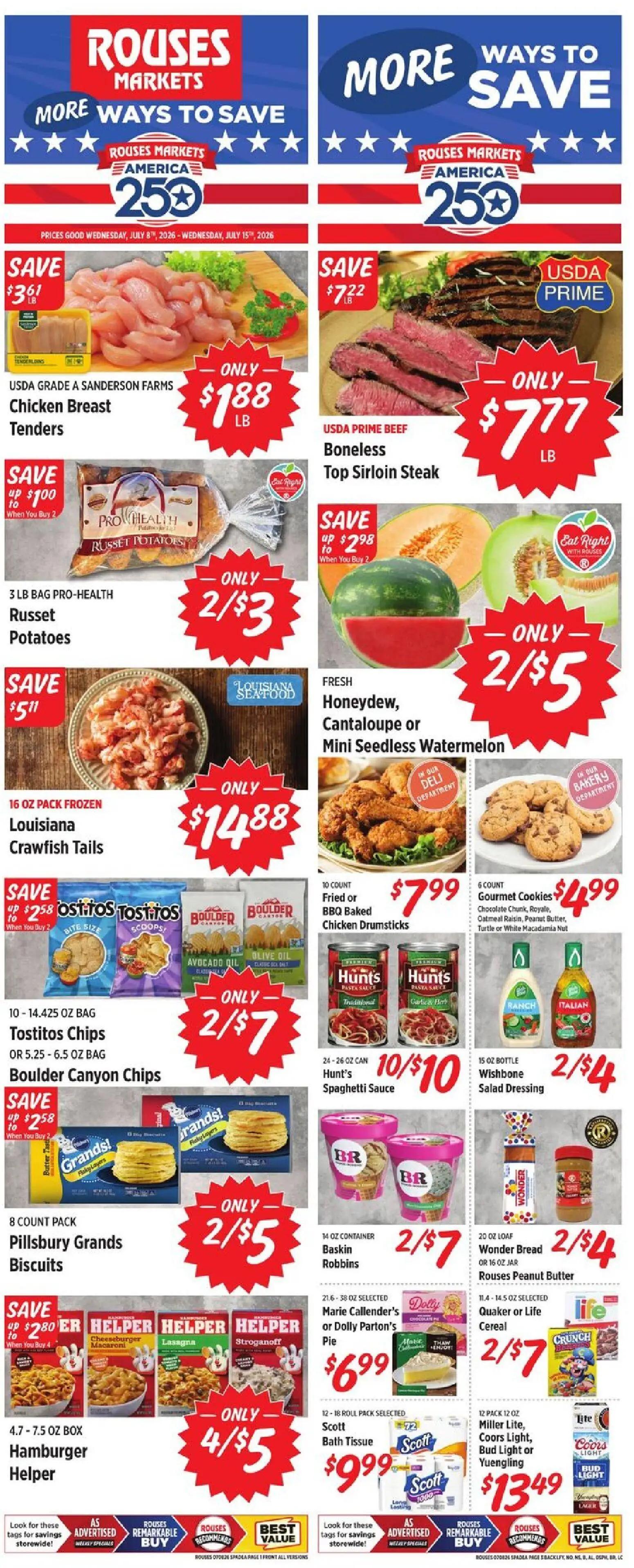rouses - Rouses Weekly Ad - 07/08 - 07/15 2026 - page: 1
