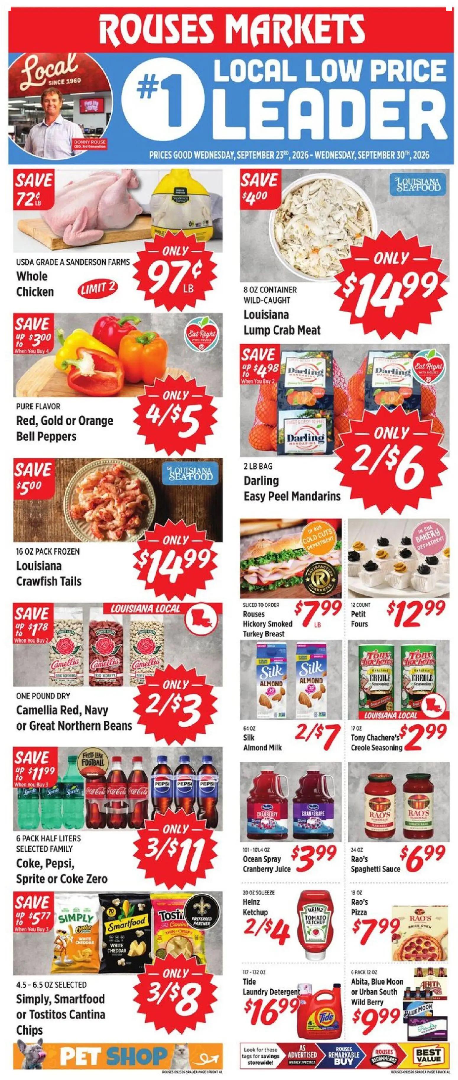 rouses - Rouses Weekly Ad - AL - 09/23 - 09/30 2026 - page: 1