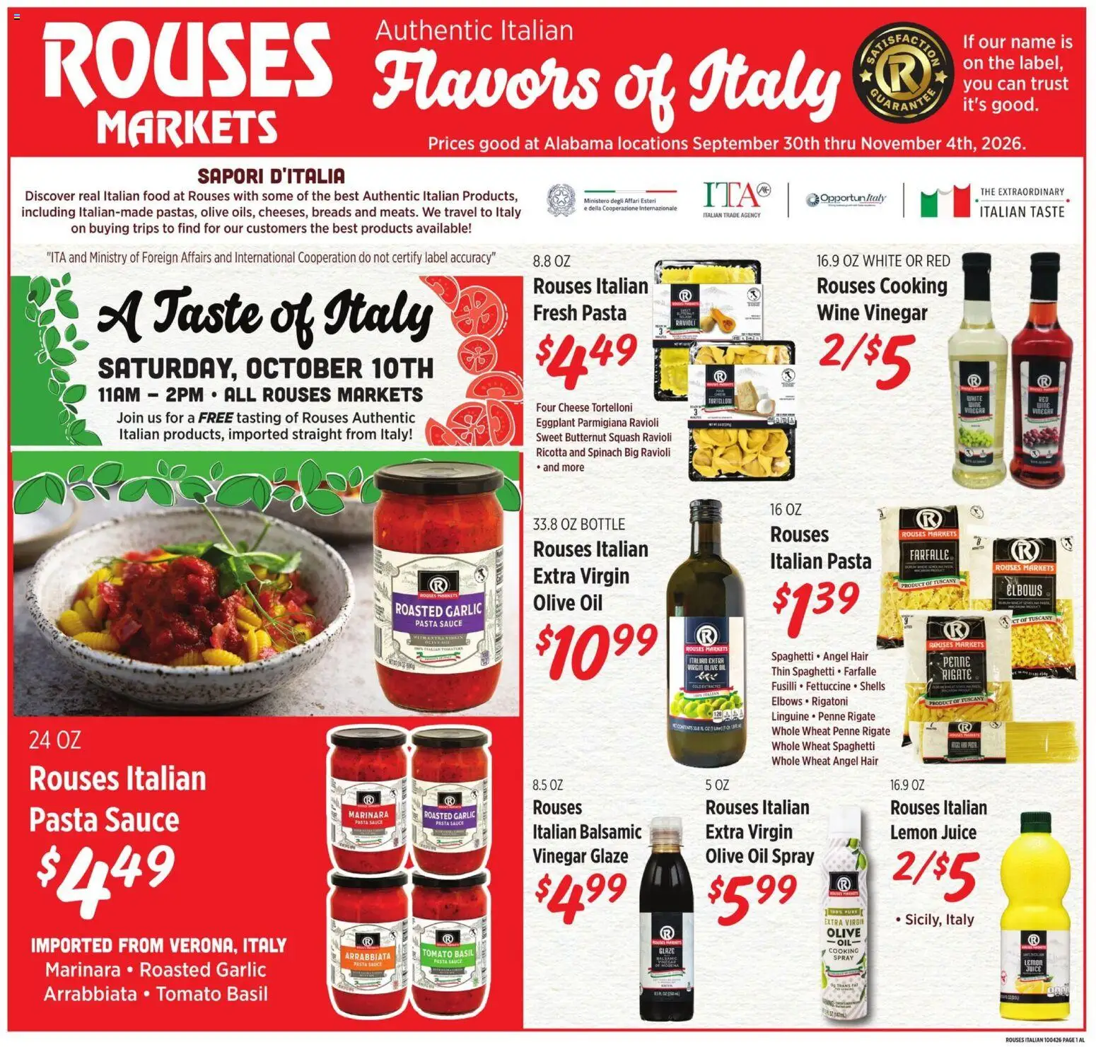 rouses - Rouses Monthly Ad - 09/30 - 11/04 2026