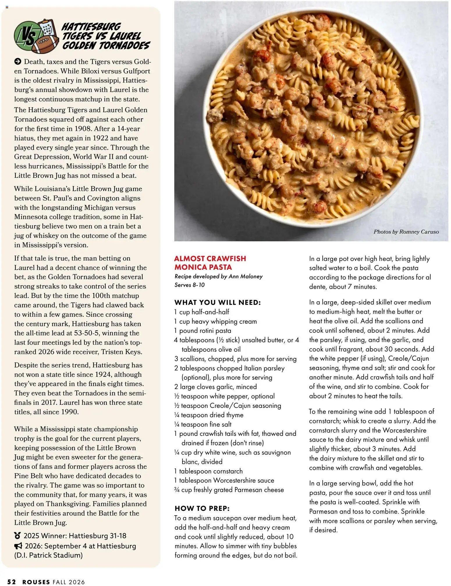 rouses - Rouses Magazine Fall 2026 - 08/01 - 01/01 2026 - page: 54