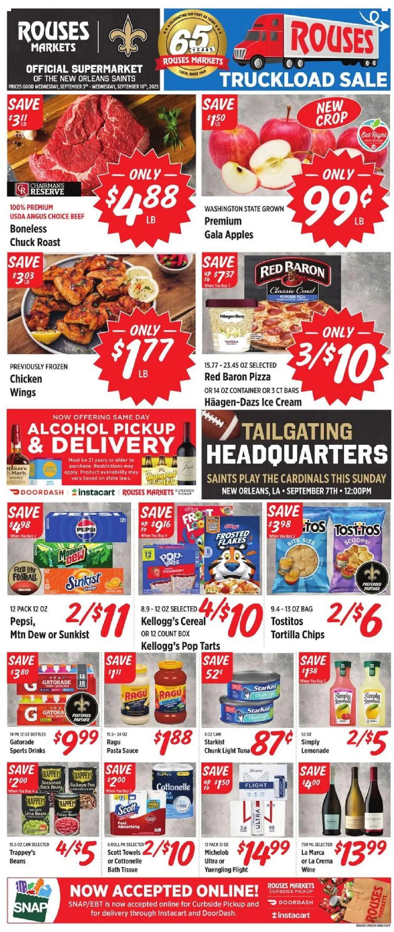 rouses - Rouses Weekly Ad - LA - 09/03 - 09/10 2025