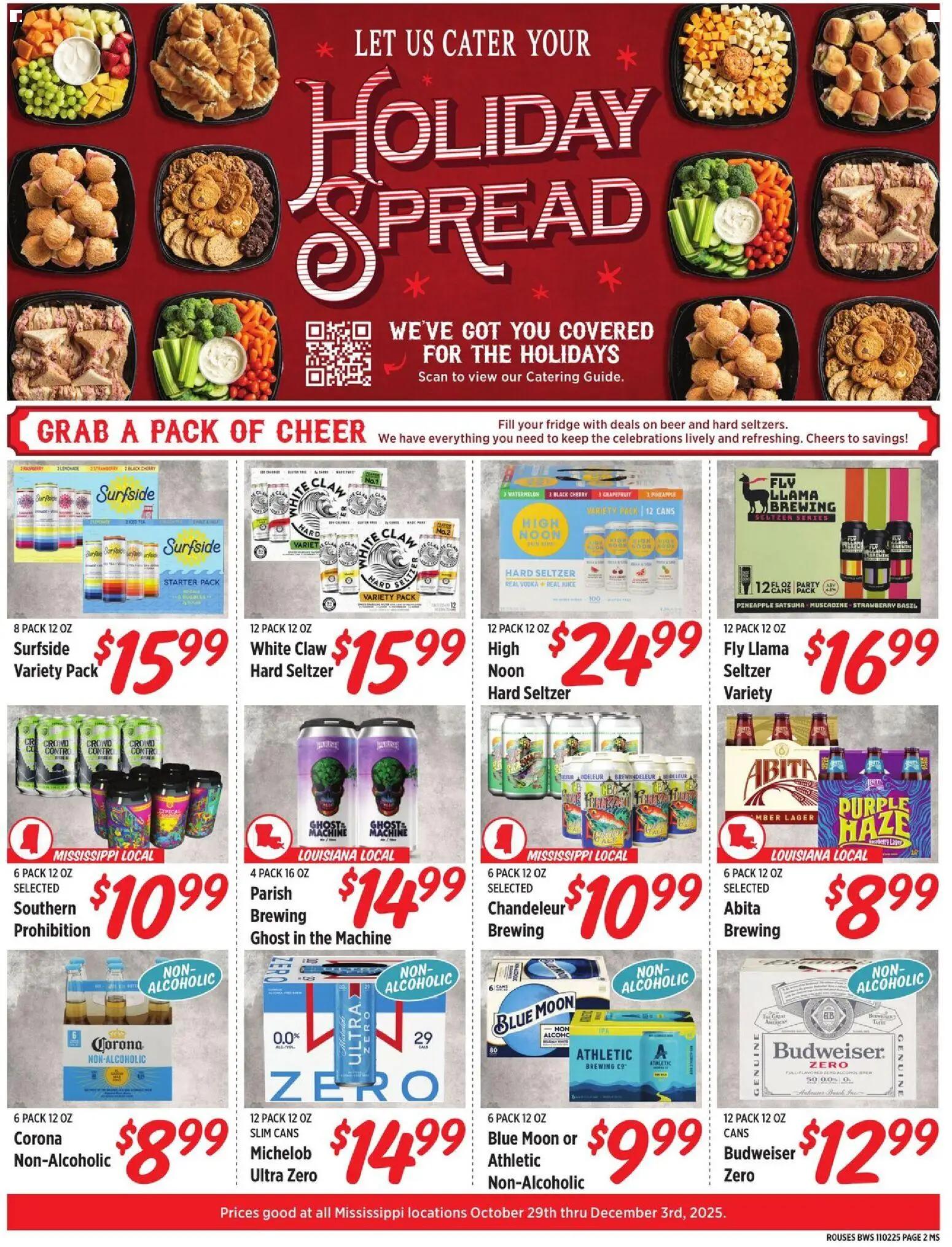 rouses - Rouses Alcohol Flyer 2 - 10/29 - 12/03 2025 - page: 2