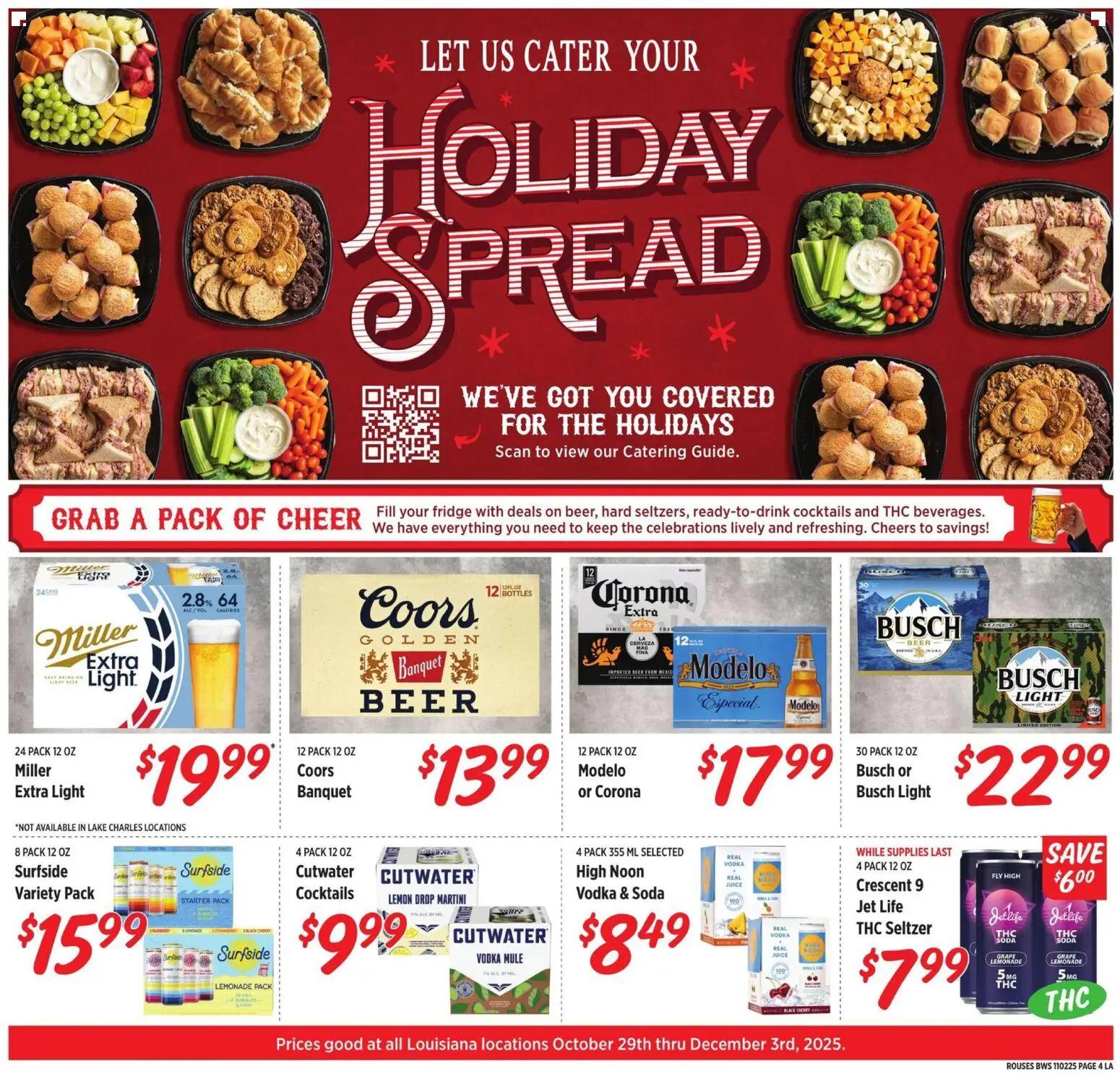 rouses - Rouses Alcohol Flyer - 10/29 - 12/03 2025 - page: 4