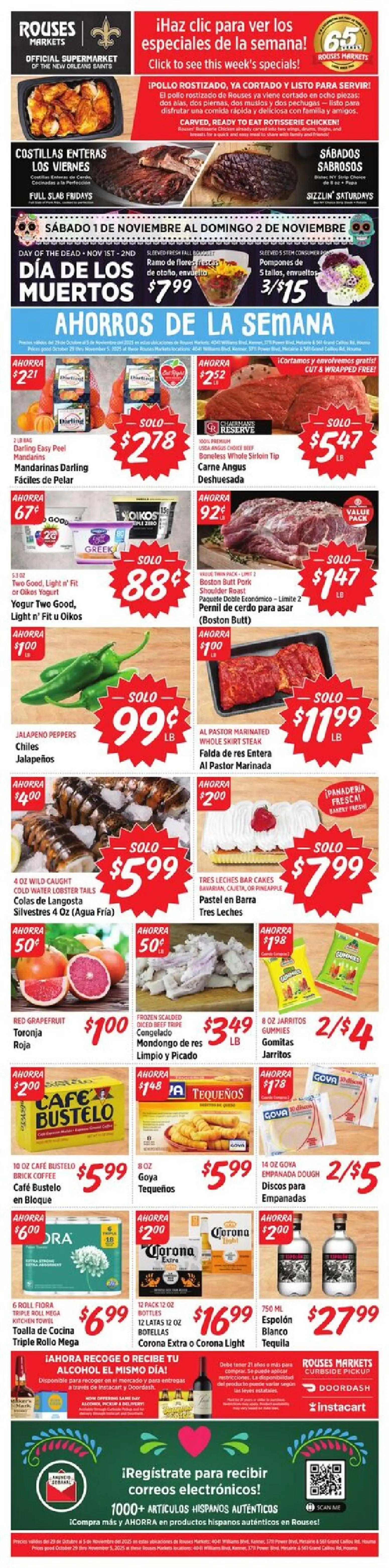 rouses - Rouses Hispanic Ad - 10/29 - 11/05 2025