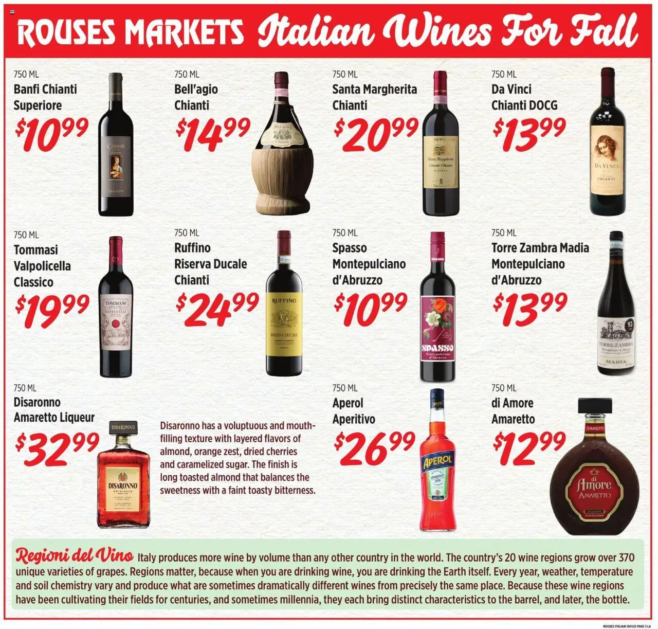 rouses - Rouses Italian Ad - 10/01 - 11/05 2025 - page: 5