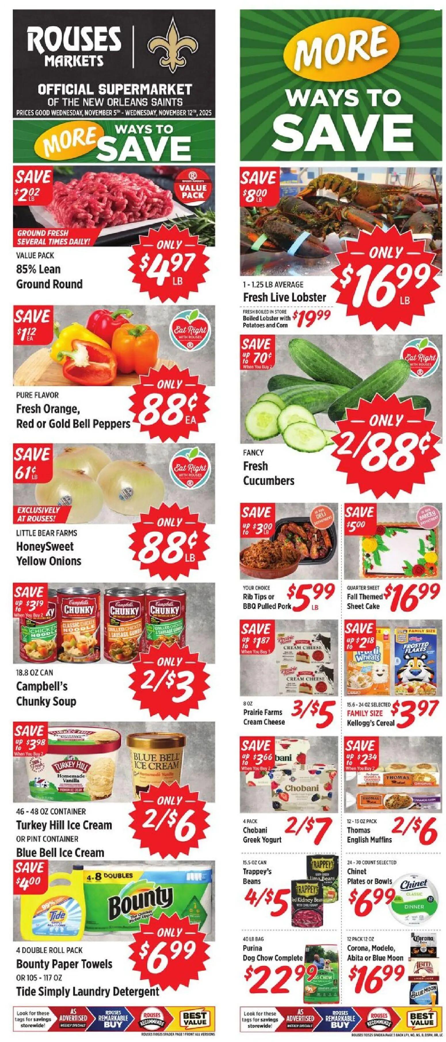 rouses - Rouses Weekly Ad - 11/05 - 11/12 2025