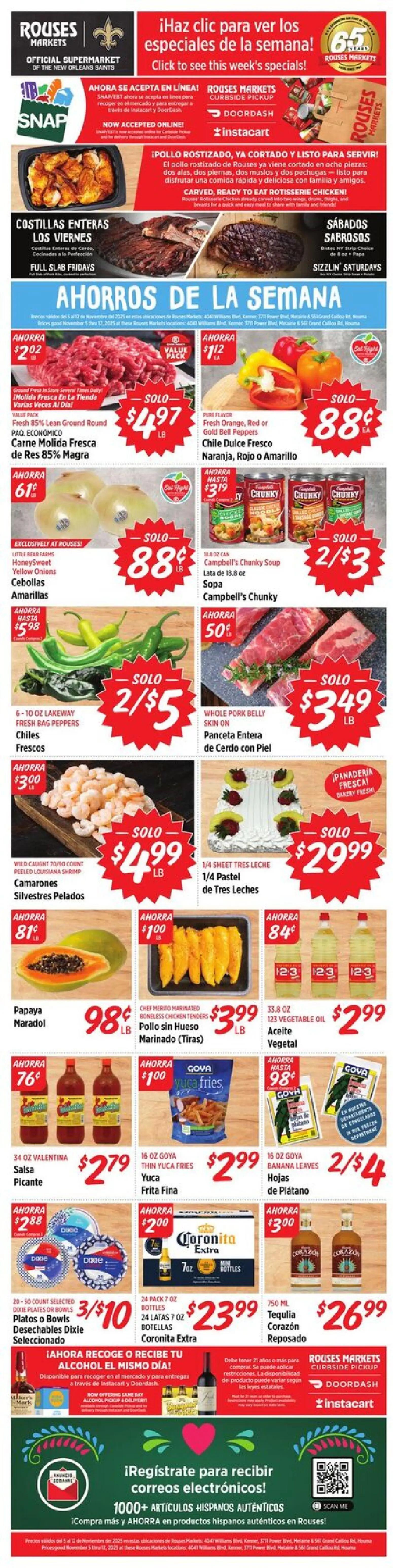 rouses - Rouses Hispanic Ad - 11/05 - 11/12 2025