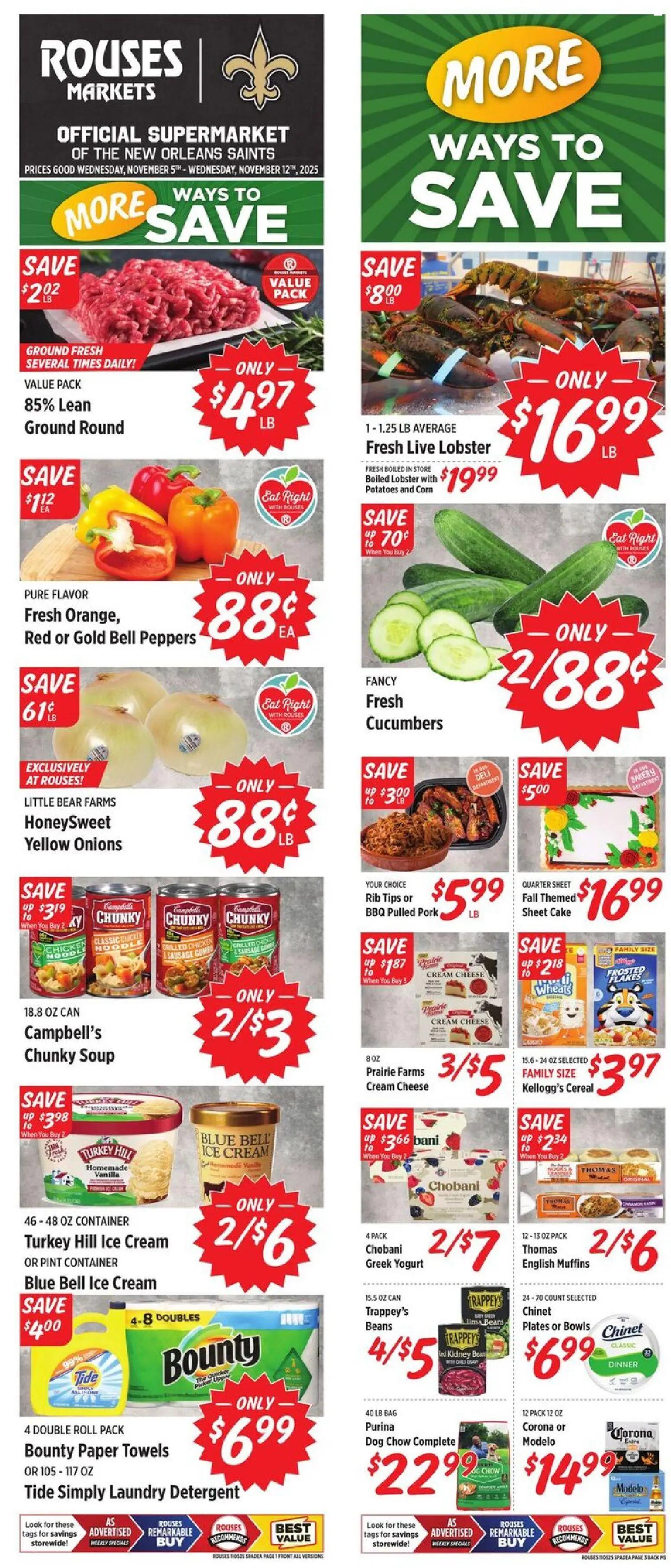 rouses - Rouses Weekly Ad - MS - 11/05 - 11/12 2025