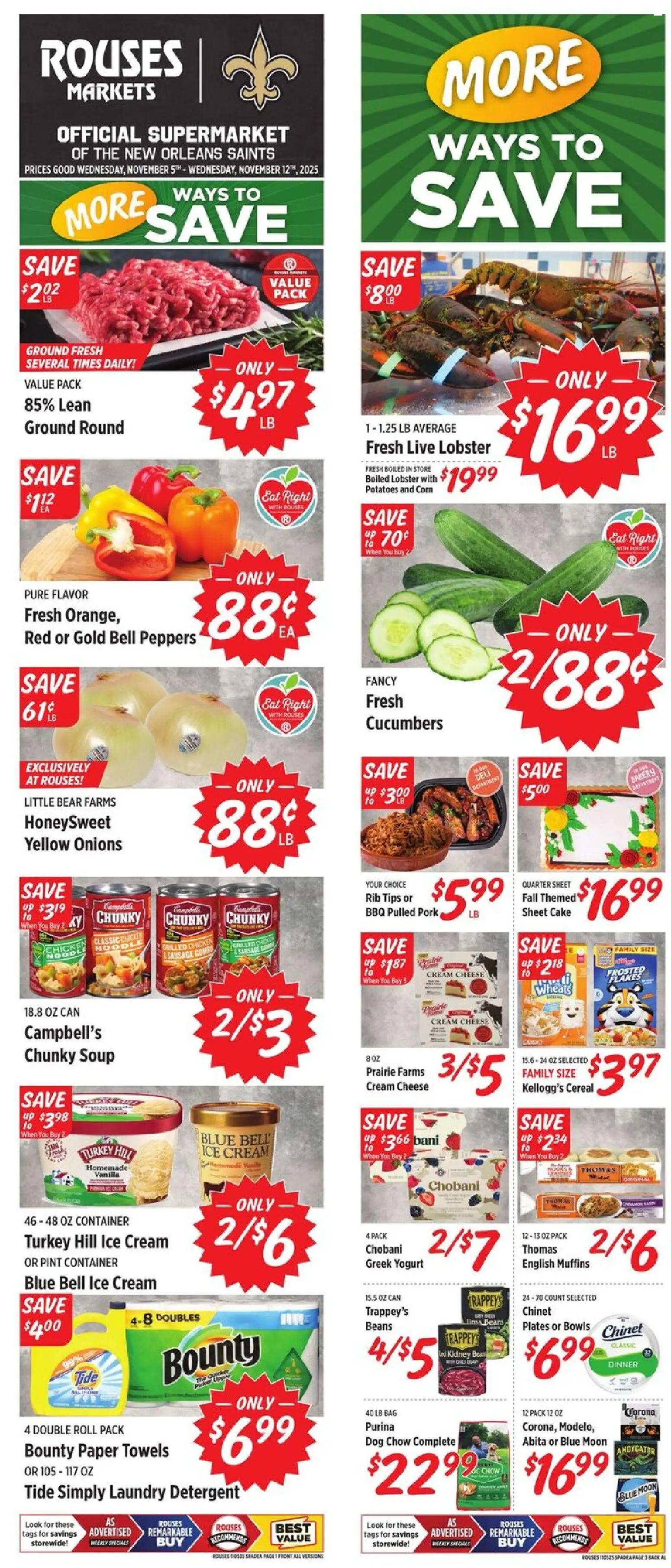 rouses - Rouses Weekly Ad - AL - 11/05 - 11/12 2025