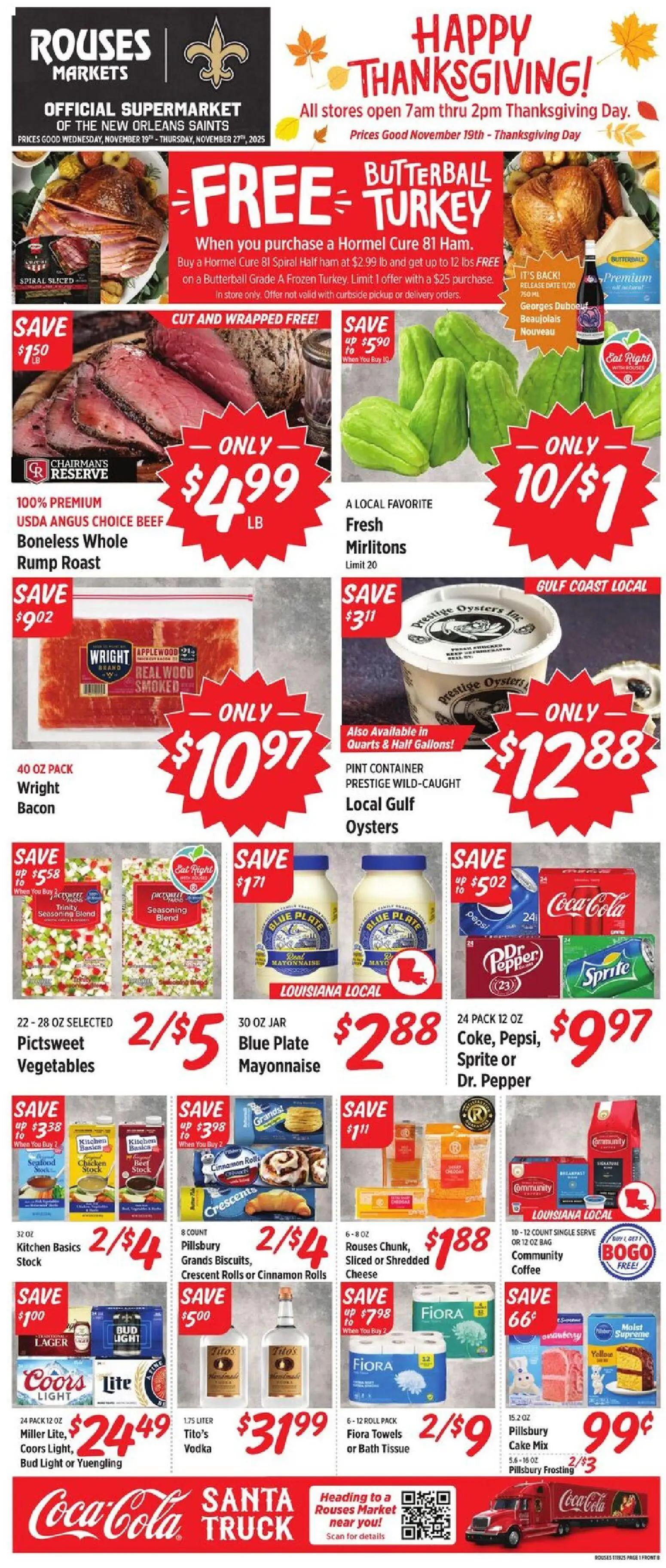 rouses - Rouses Weekly Ad - LA - 11/19 - 11/27 2025