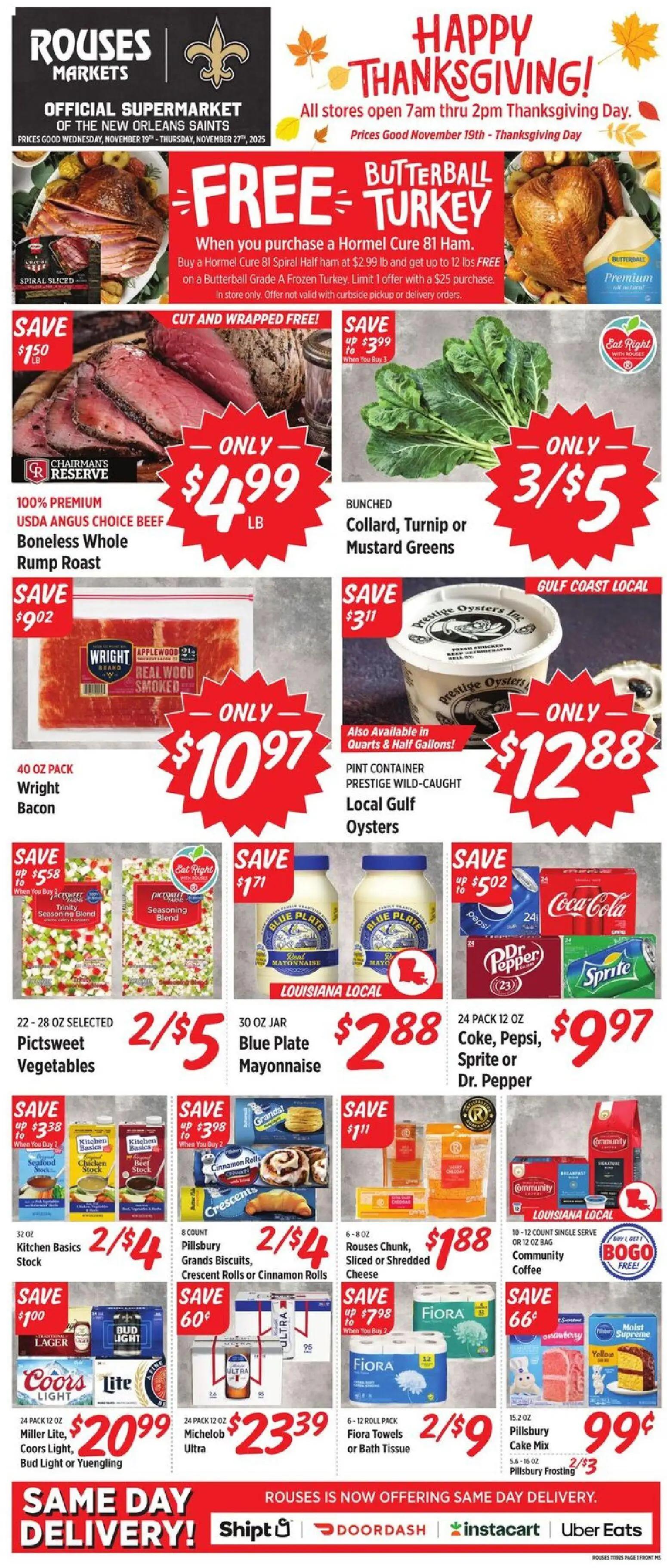 rouses - Rouses Weekly Ad - MS - 11/19 - 11/27 2025