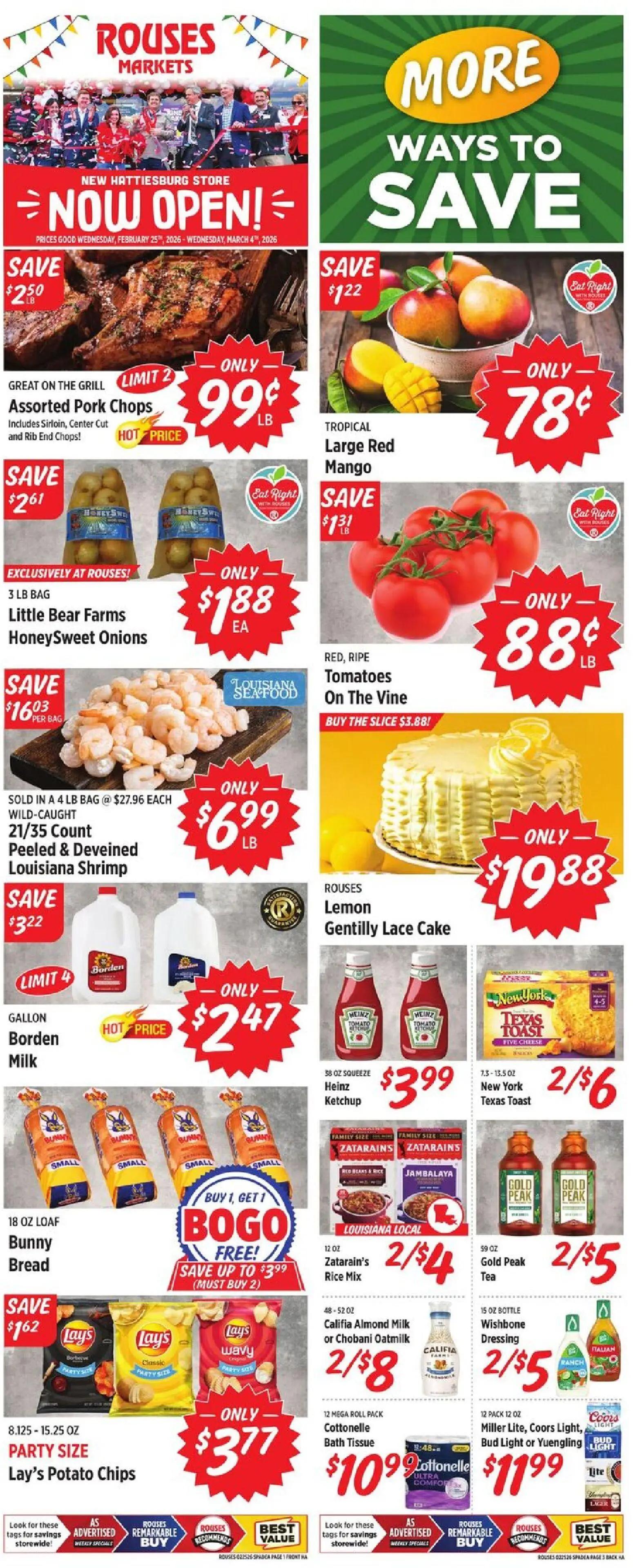 rouses - Rouses Grand Opening - 02/25 - 03/04 2026