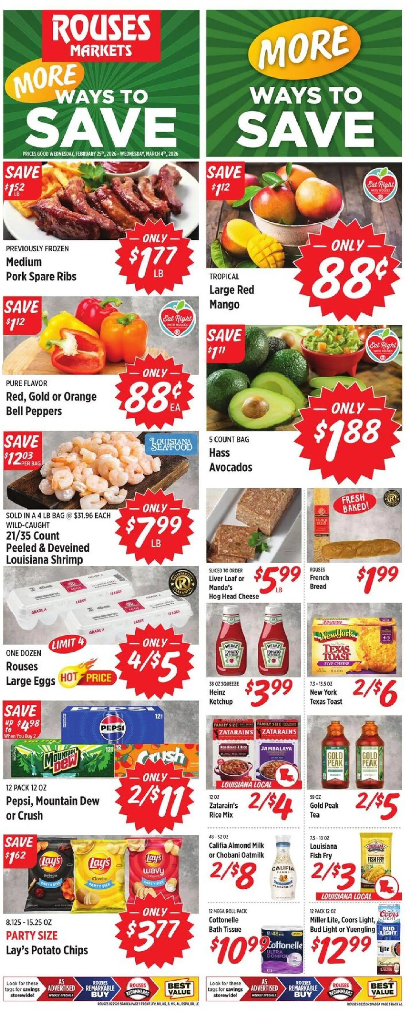 rouses - Rouses Weekly Ad - AL - 02/25 - 03/04 2026 - page: 1