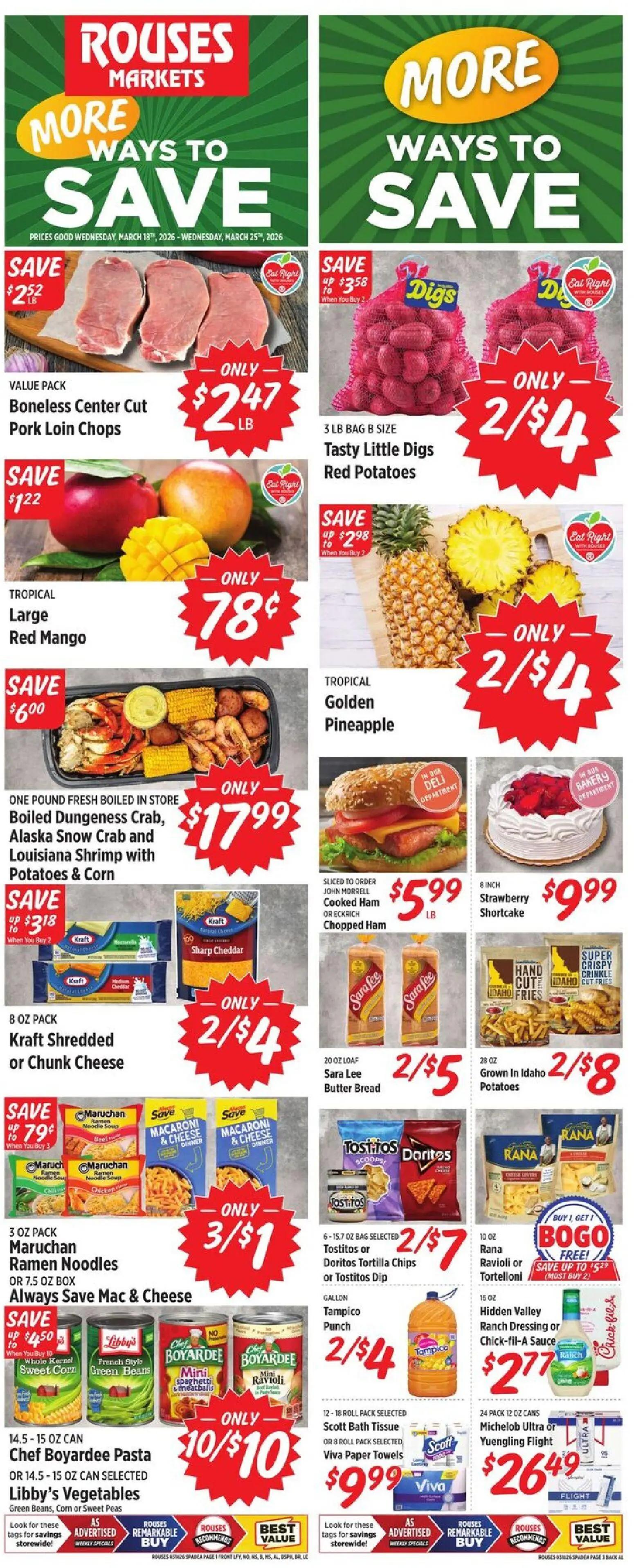 rouses - Rouses Weekly Ad - AL - 03/18 - 03/25 2026