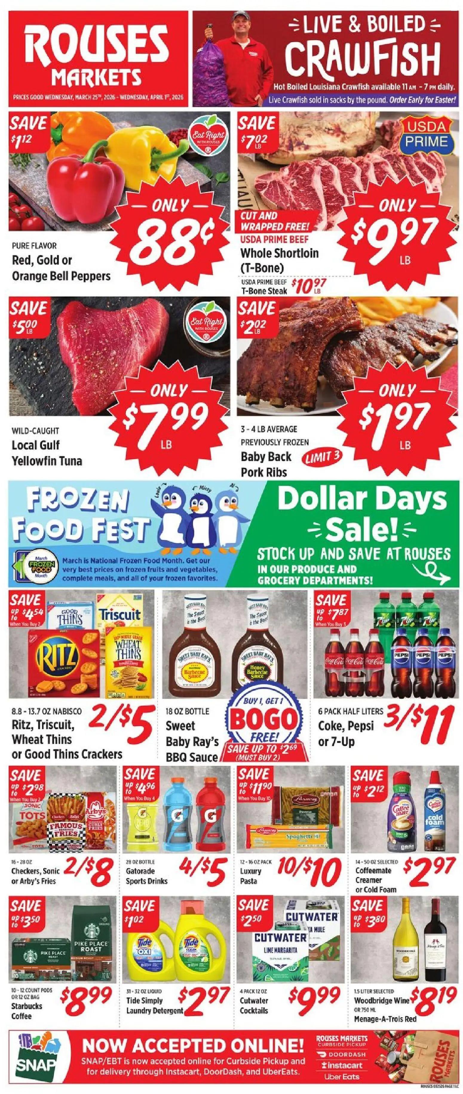 rouses - Rouses Weekly Ad - 03/25 - 04/01 2026 - page: 1
