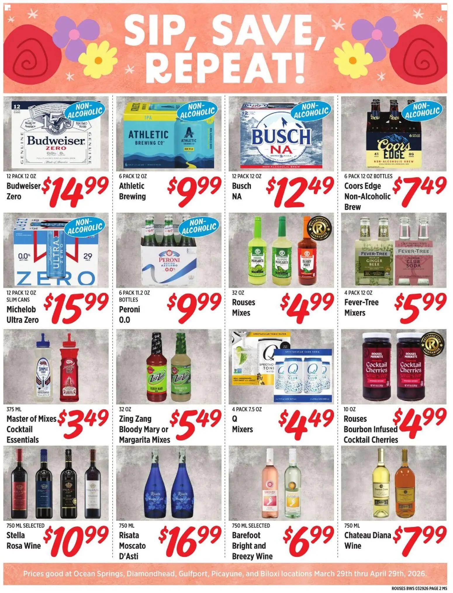 rouses - Rouses Monthly Beer Flyer - 03/29 - 04/29 2026 - page: 2