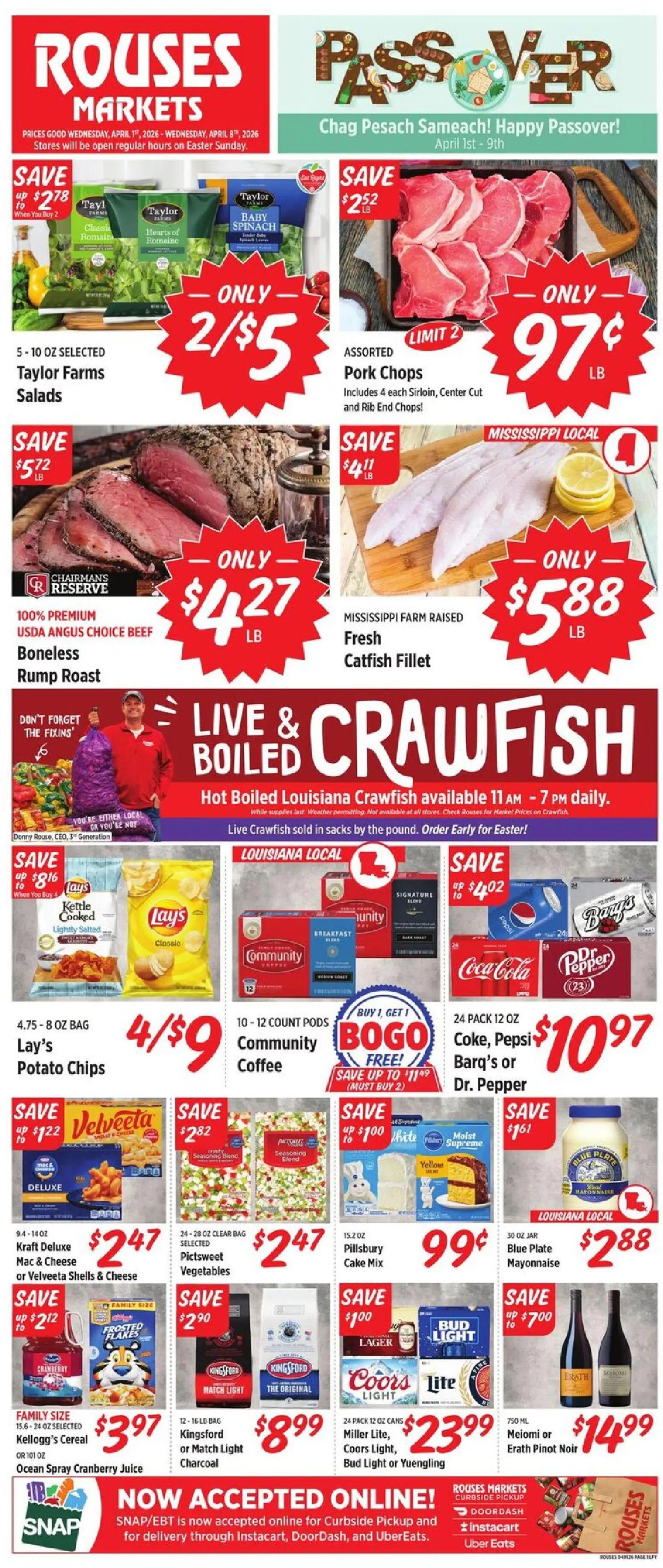 rouses - Rouses Weekly Ad - LA - 04/01 - 04/08 2026