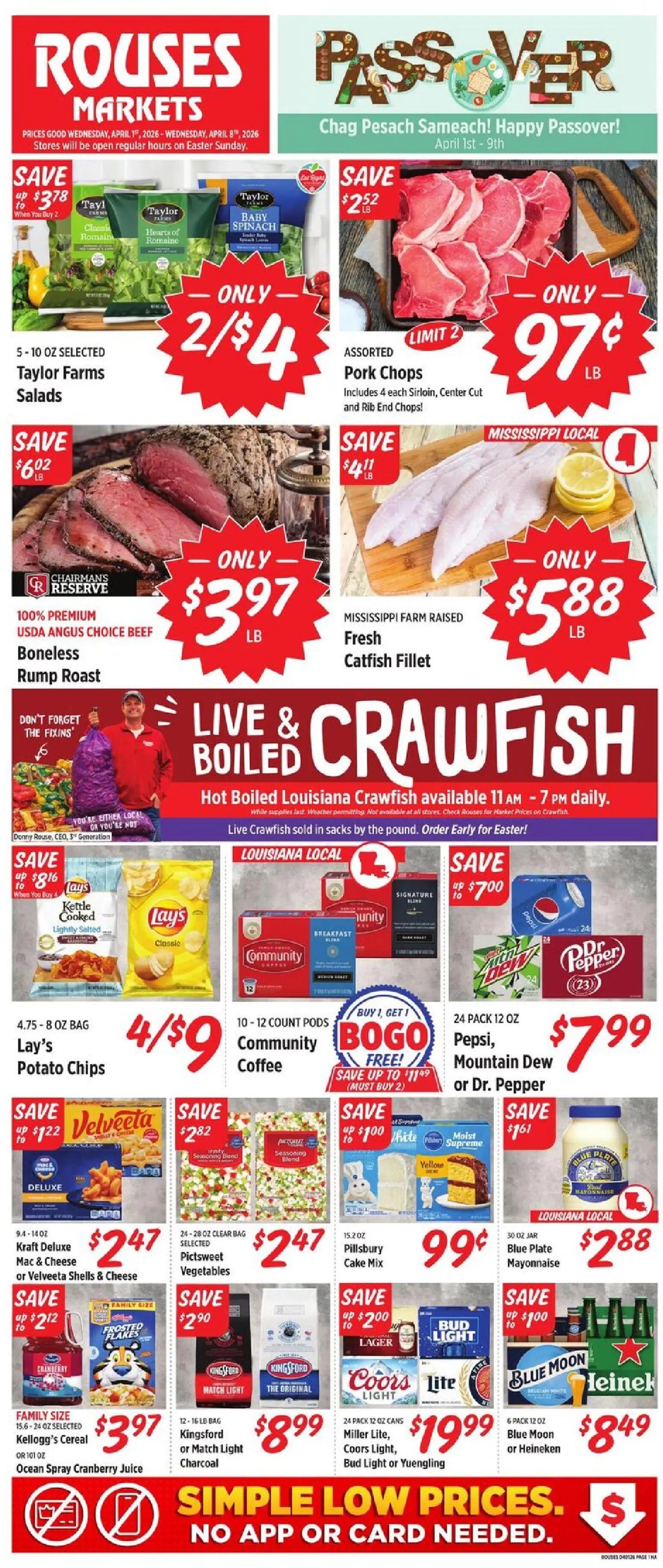 rouses - Rouses Weekly Ad - MS - 04/01 - 04/08 2026