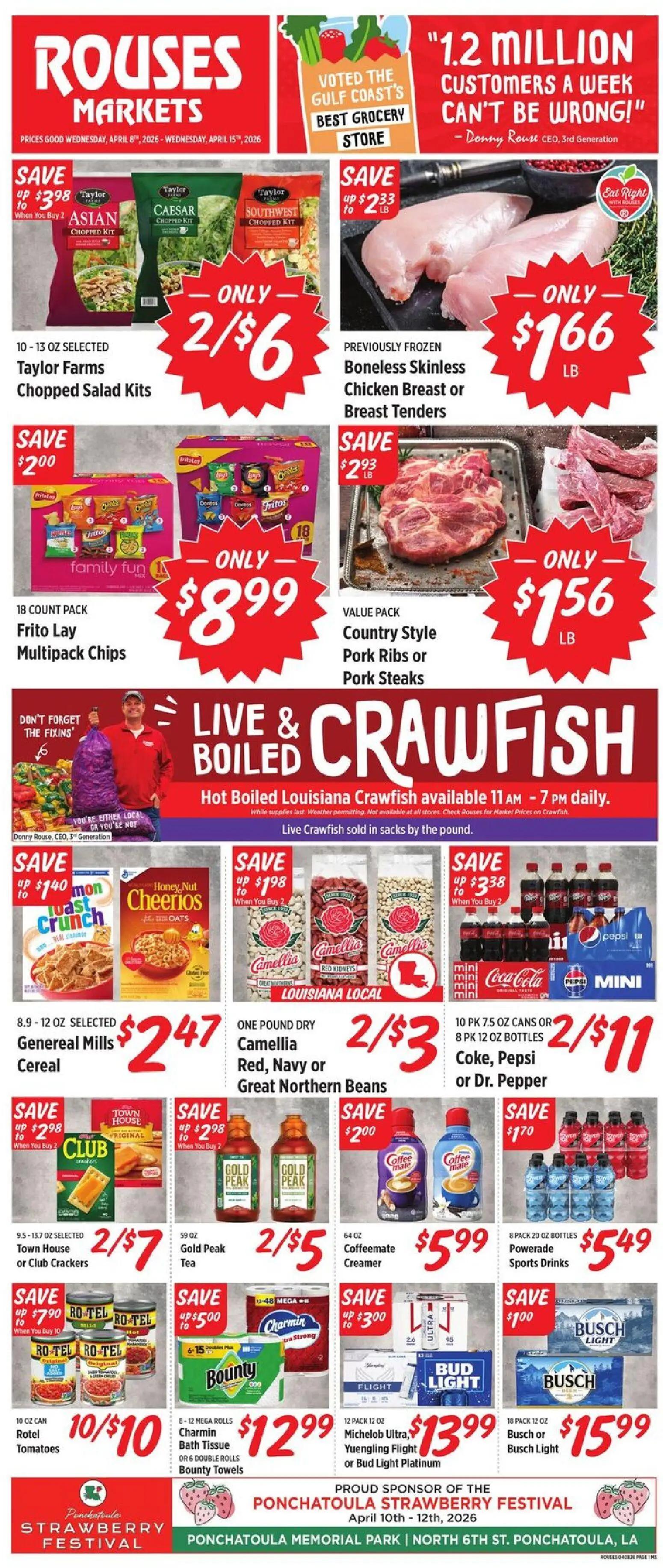 rouses - Rouses Weekly Ad - MS - 04/08 - 04/15 2026 - page: 1