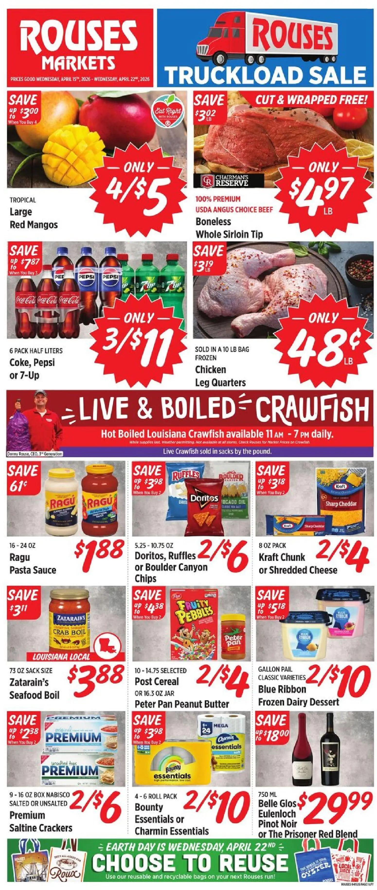 rouses - Rouses Weekly Ad - LA - 04/15 - 04/22 2026