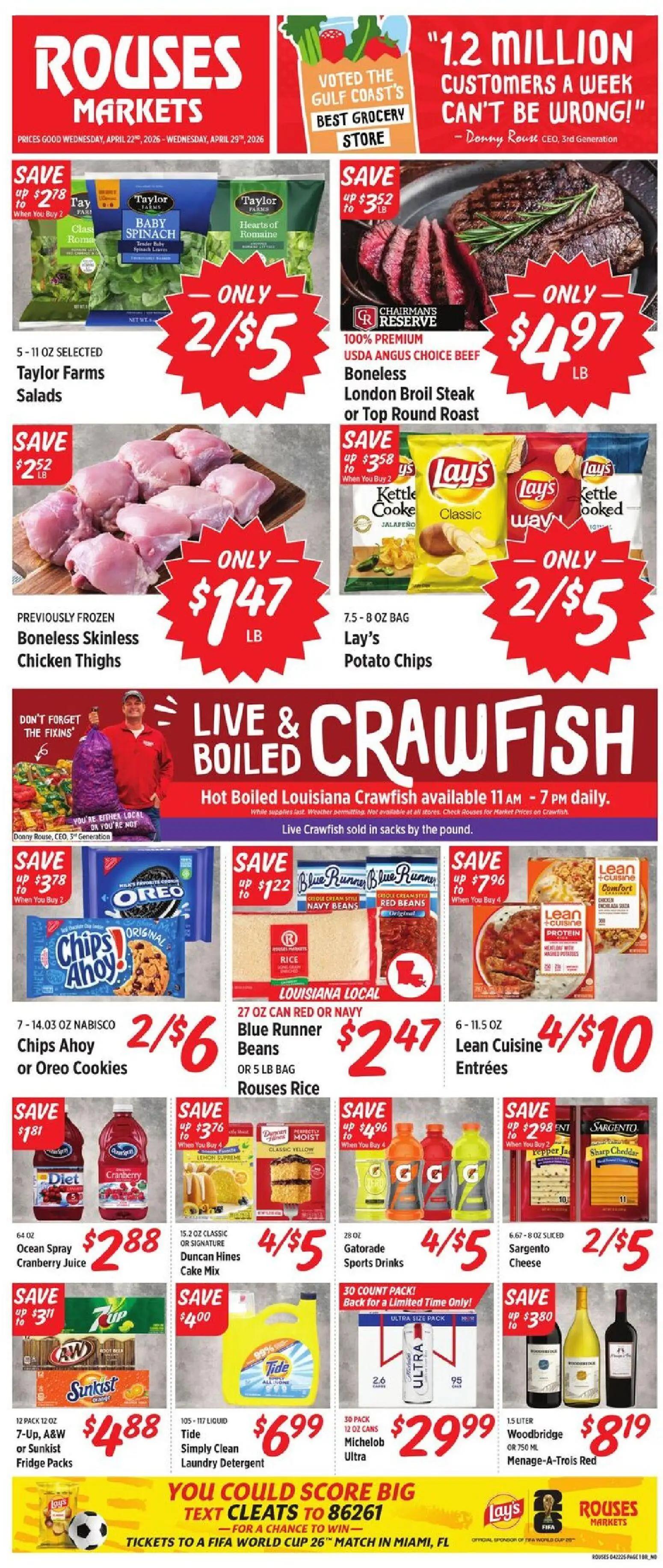 rouses - Rouses Weekly Ad - 04/22 - 04/29 2026