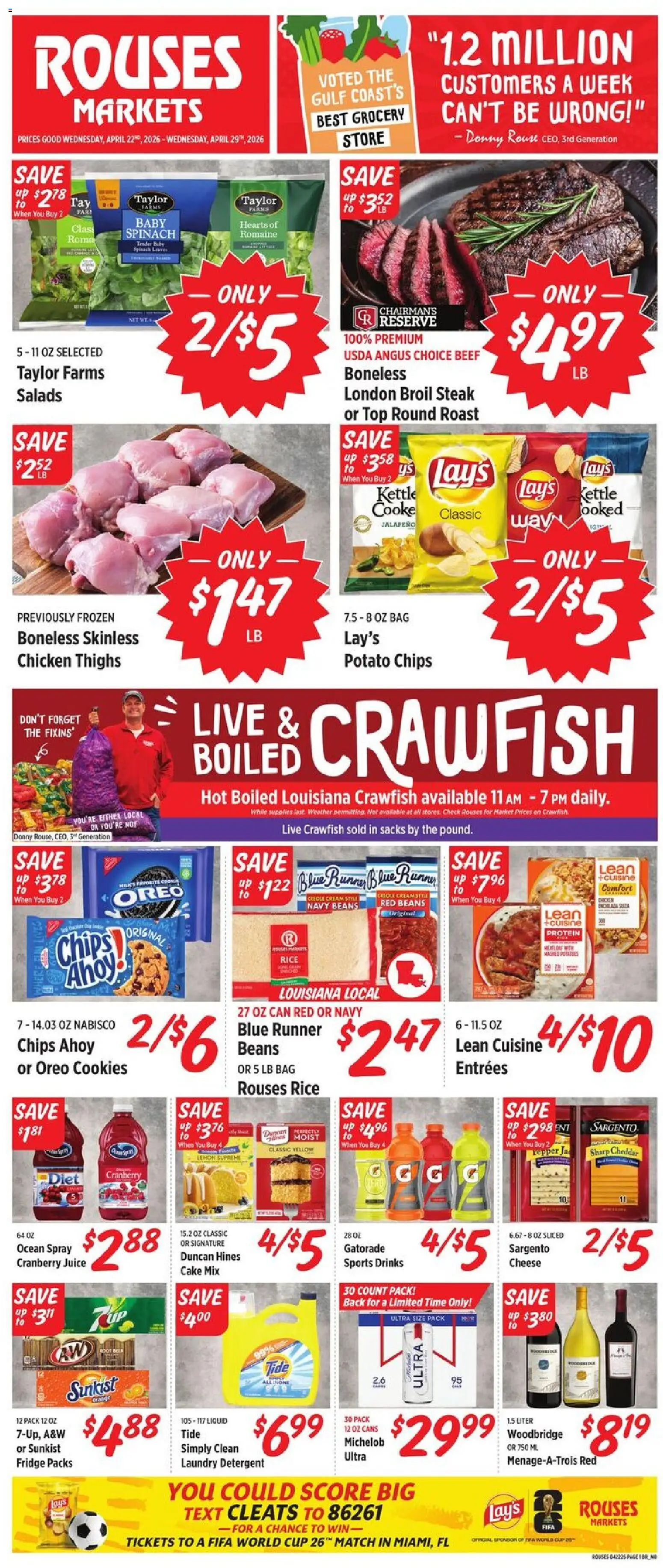 rouses - Rouses Weekly Ad - LA - 04/22 - 04/29 2026