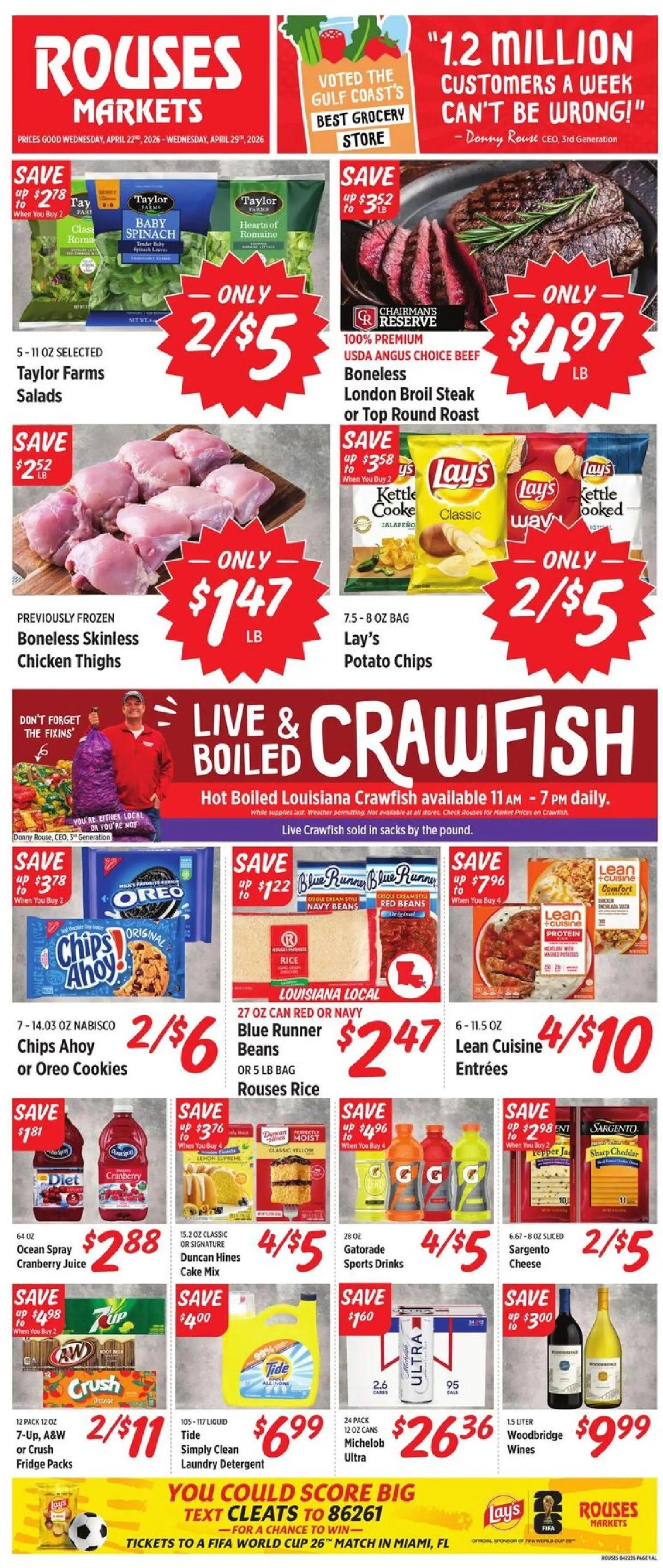 rouses - Rouses Weekly Ad - AL - 04/22 - 04/29 2026 - page: 1