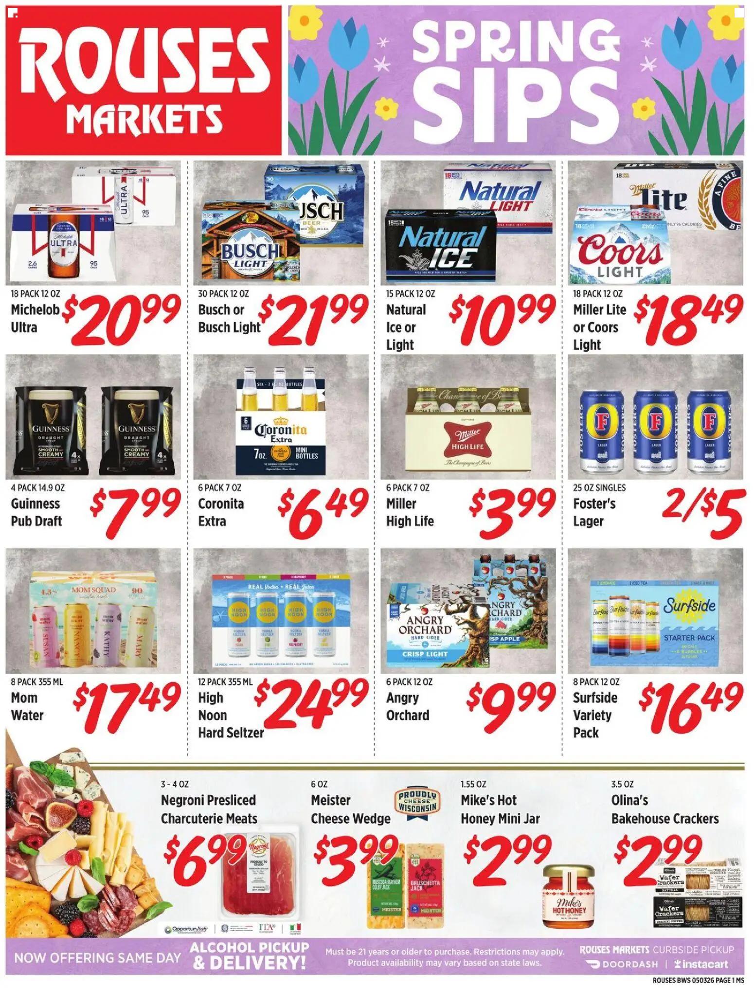 rouses - Rouses Monthly Beer Flyer - 04/29 - 05/27 2026