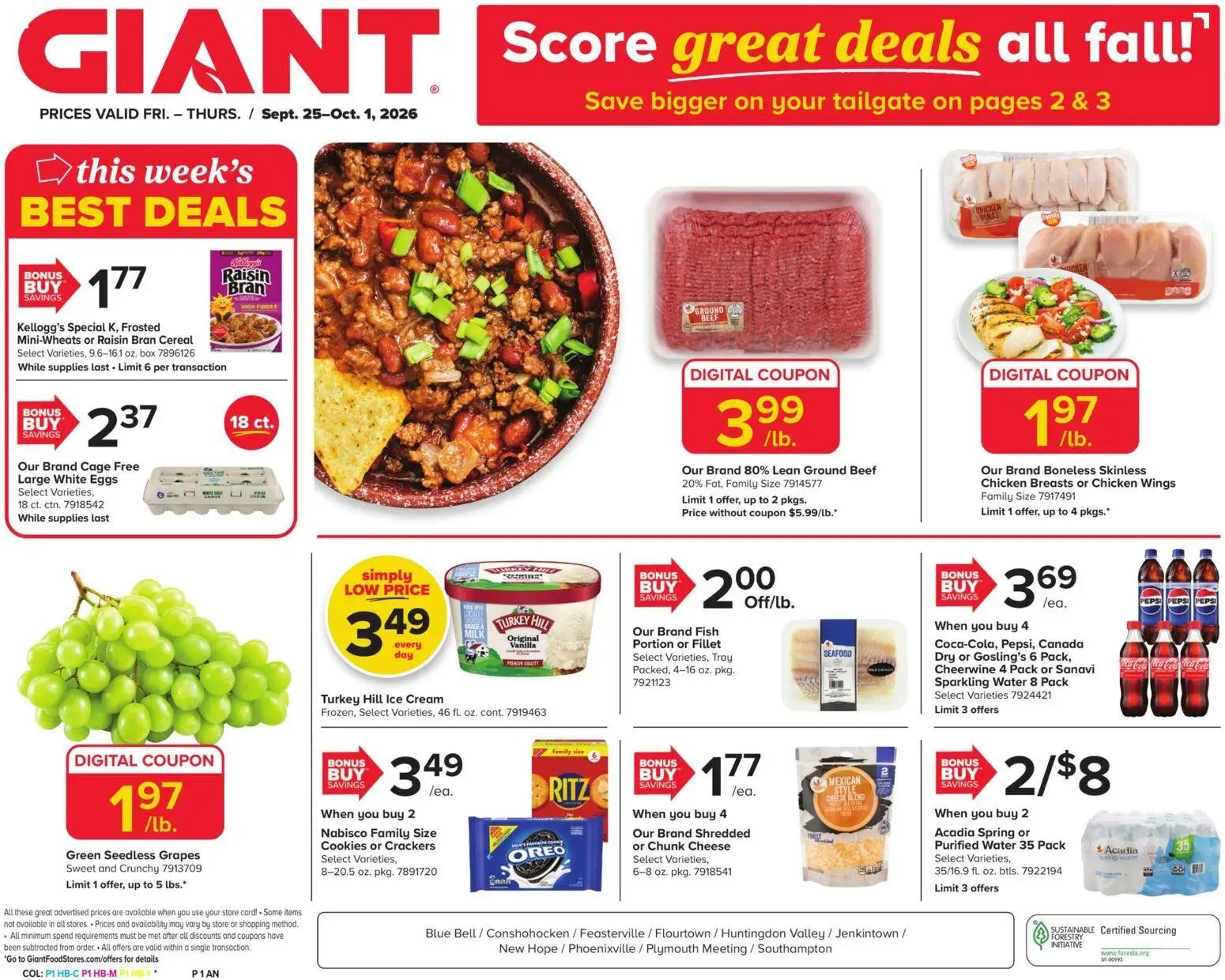 giant - Giant Weekly Ad - 09/25 - 10/01 2026