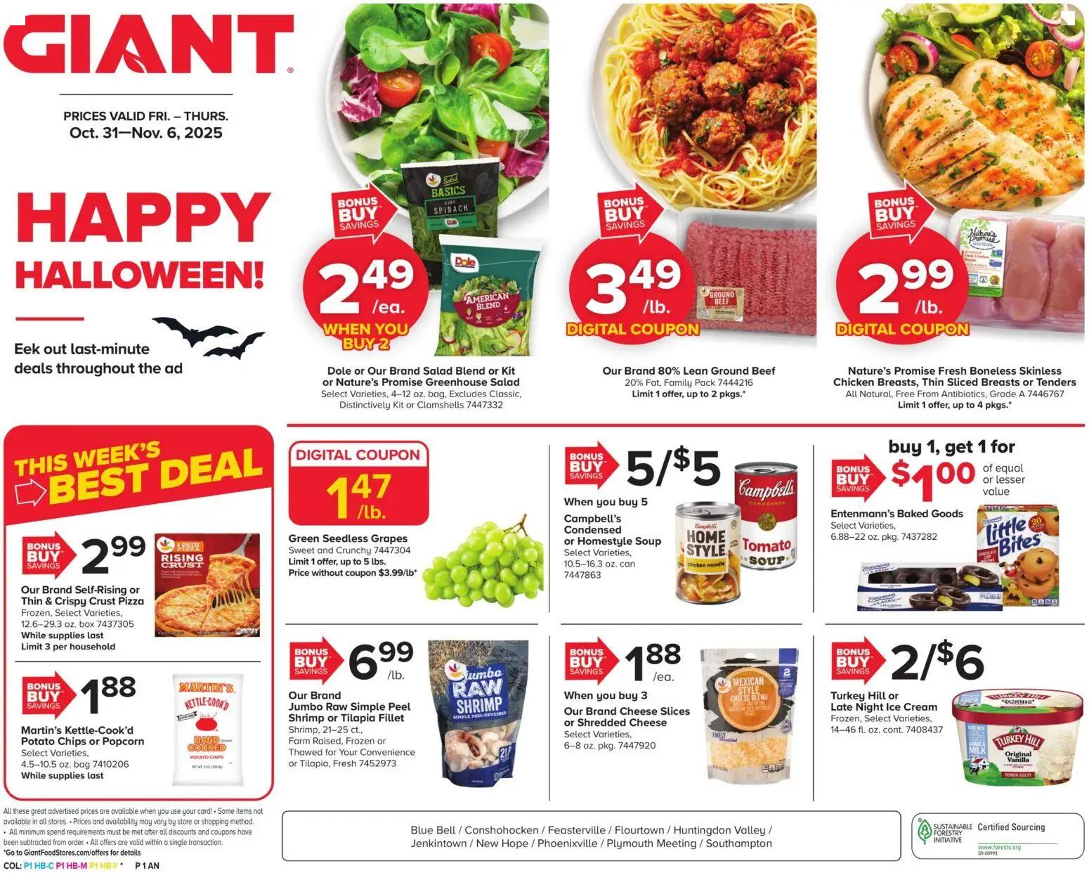 giant - Giant Weekly Ad - 10/31 - 11/06 2025 - page: 1