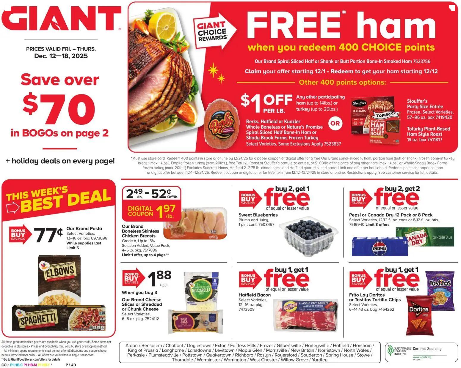 giant - Giant Weekly Ad - 12/12 - 12/18 2025 - page: 1
