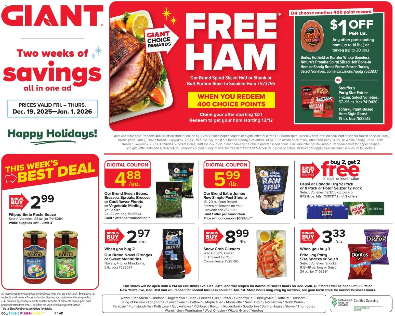 giant - Giant Weekly Ad - 12/19/2025 - 01/01/2026 2025