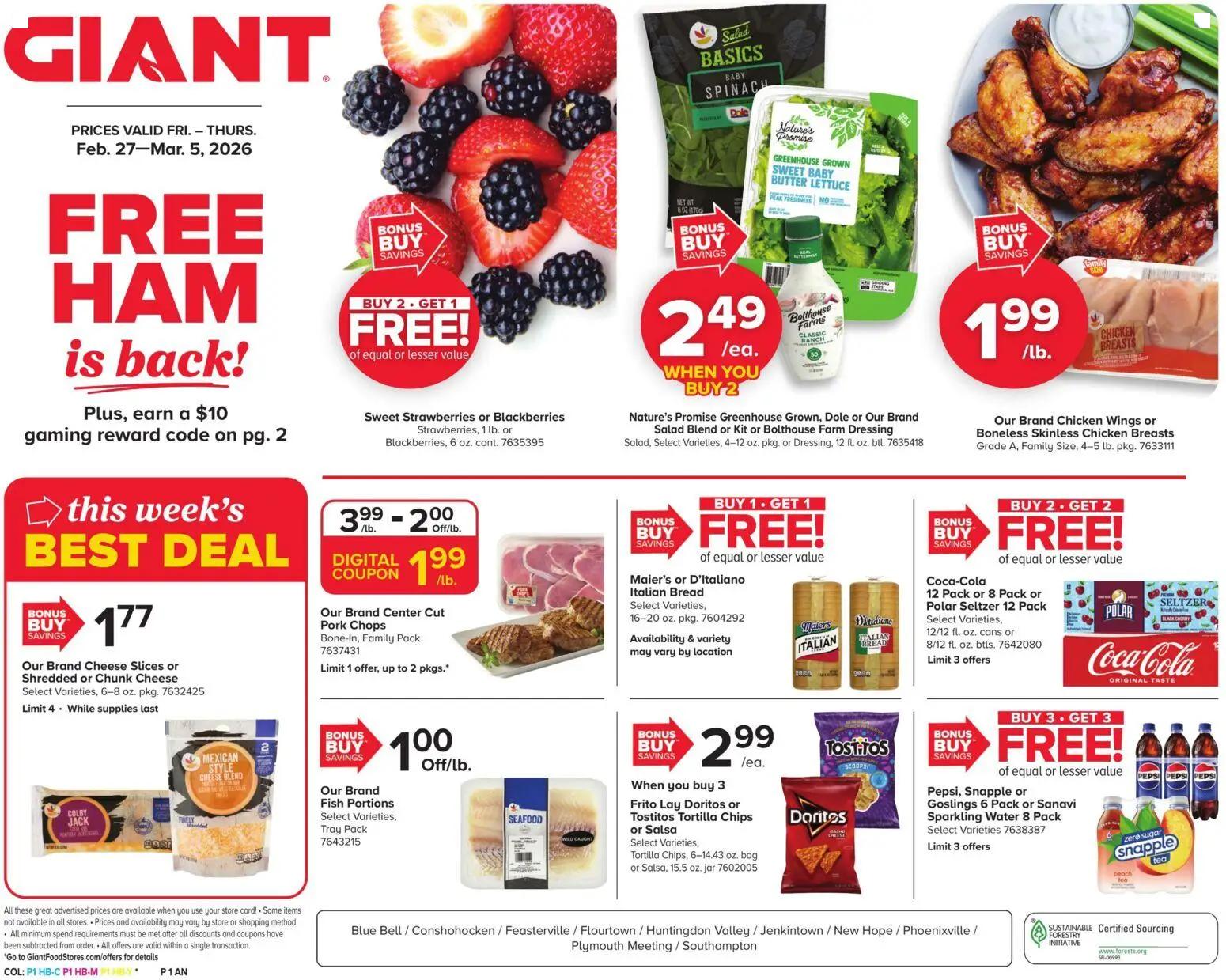 giant - Giant Weekly Ad - 02/27 - 03/05 2026 - page: 1