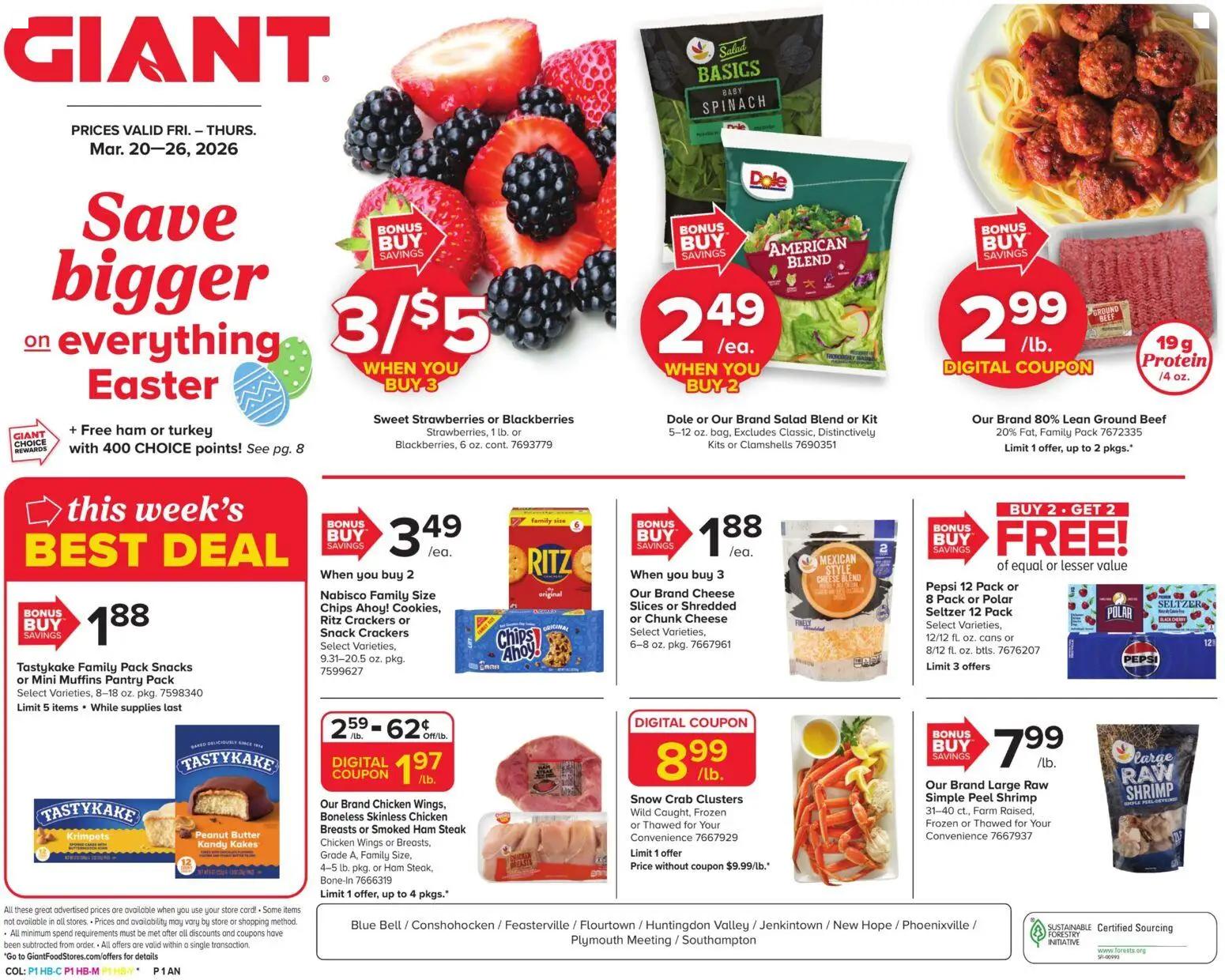 giant - Giant Weekly Ad - 03/20 - 03/26 2026