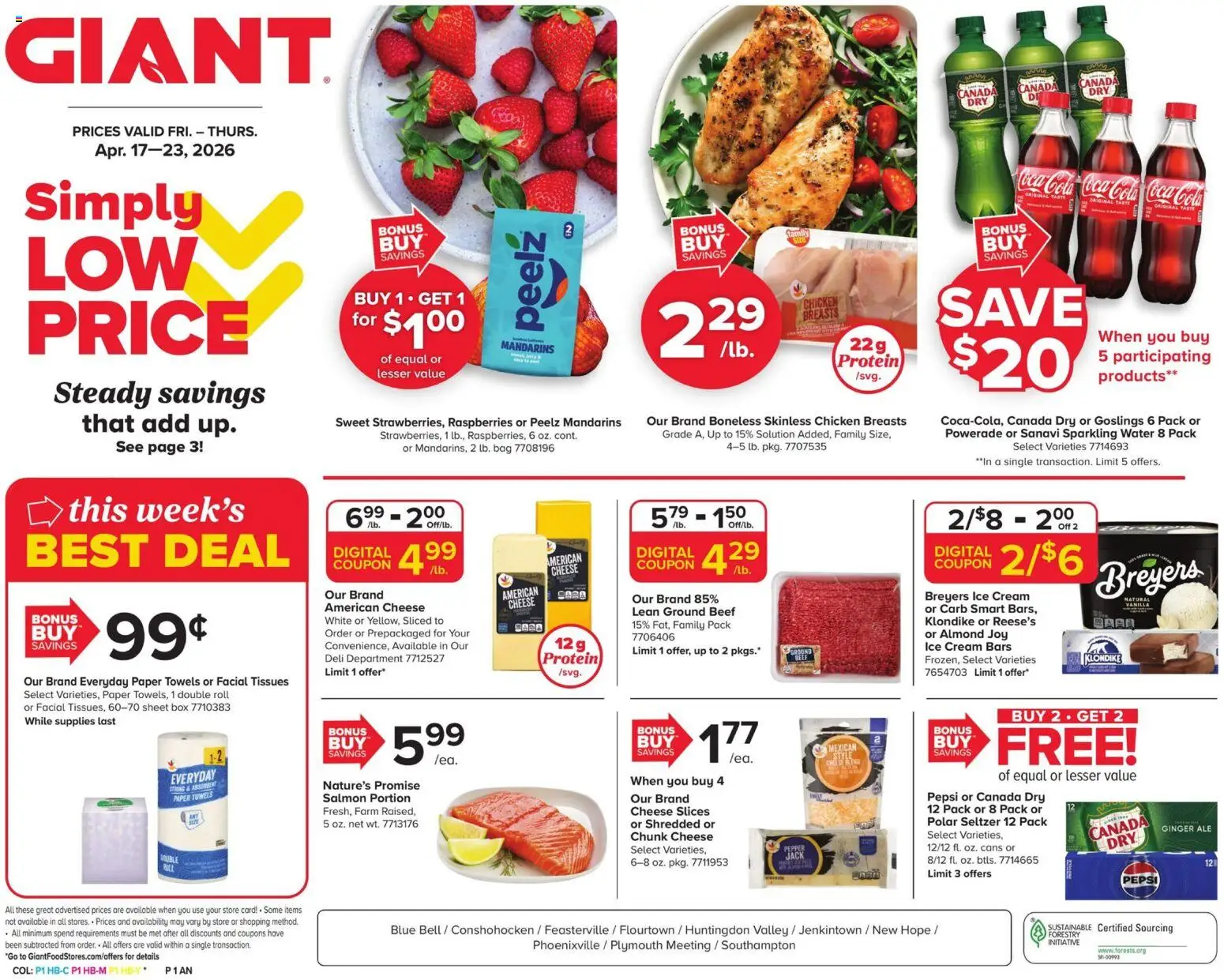 giant - Giant Weekly Ad - 04/17 - 04/23 2026 - page: 1
