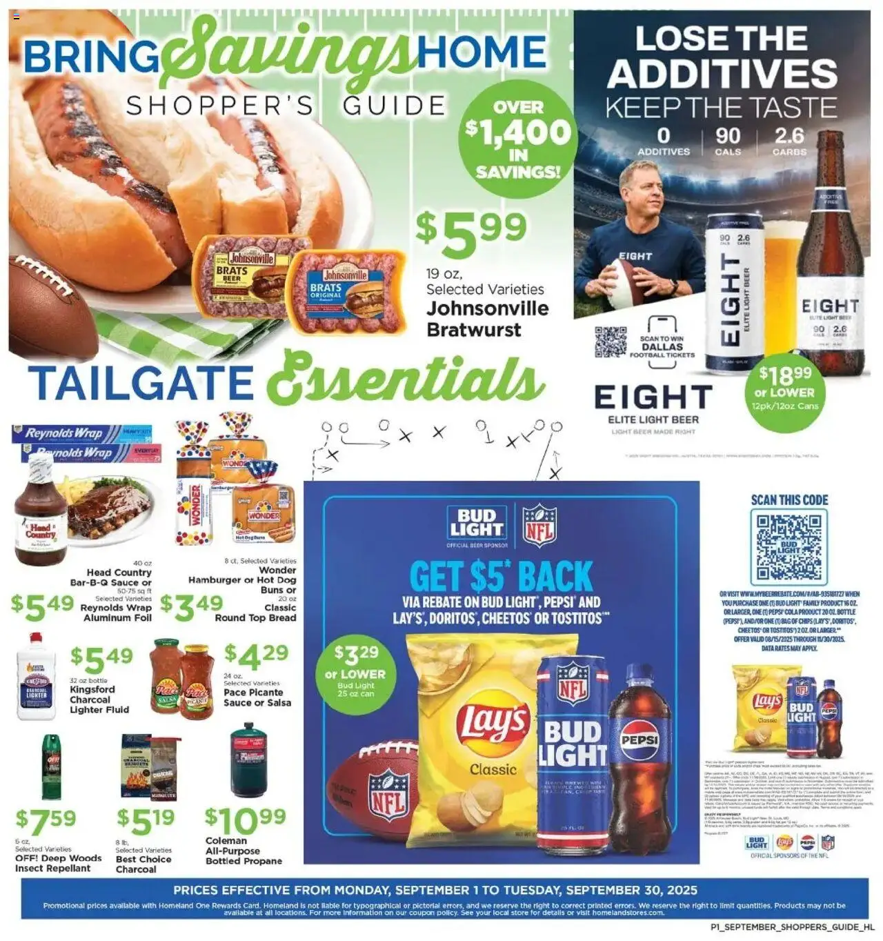 homeland - Homeland Bring Savings Home Shopper's Guide - 09/01 - 09/30 2025