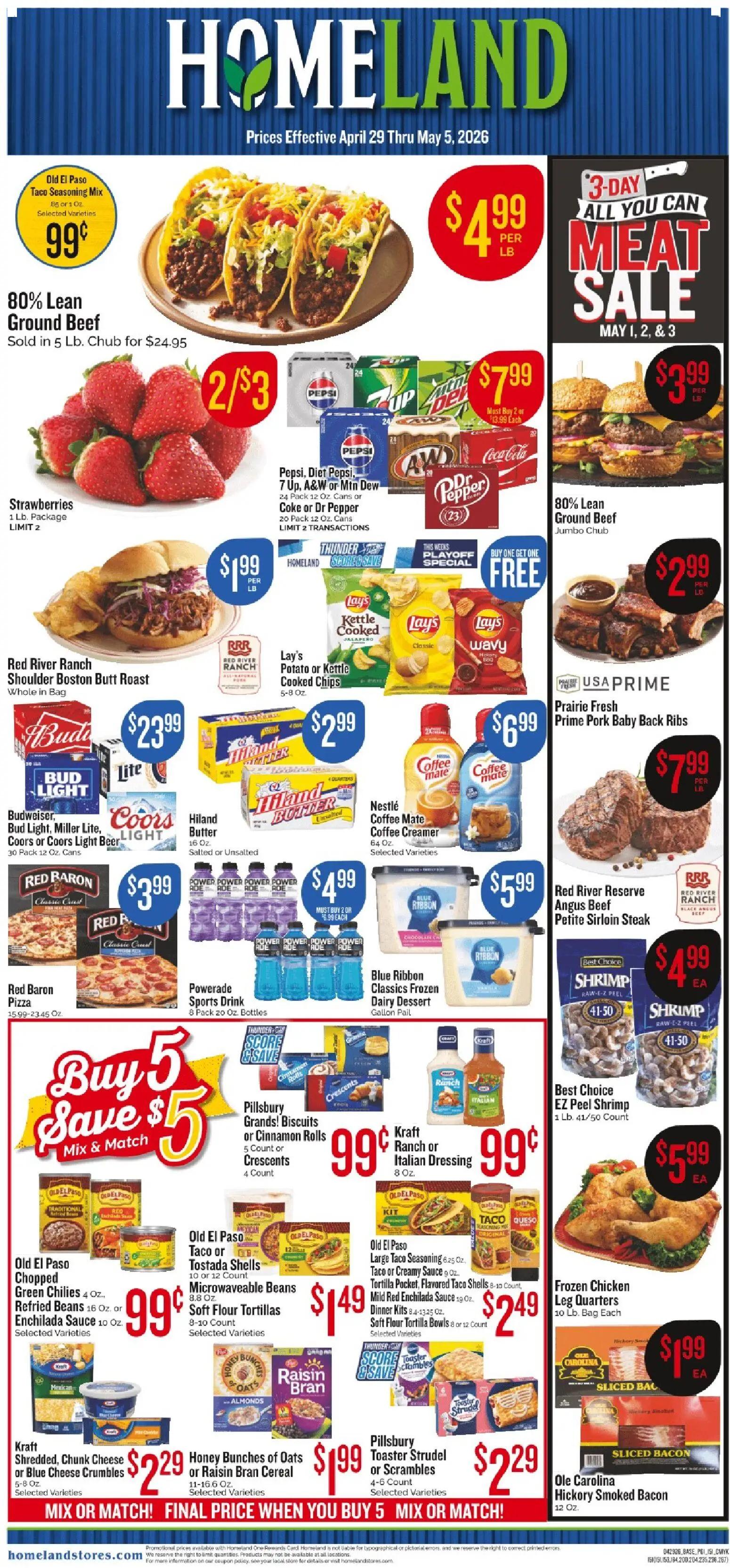 homeland - Homeland Weekly Ad - 04/29 - 05/05 2026 - page: 1