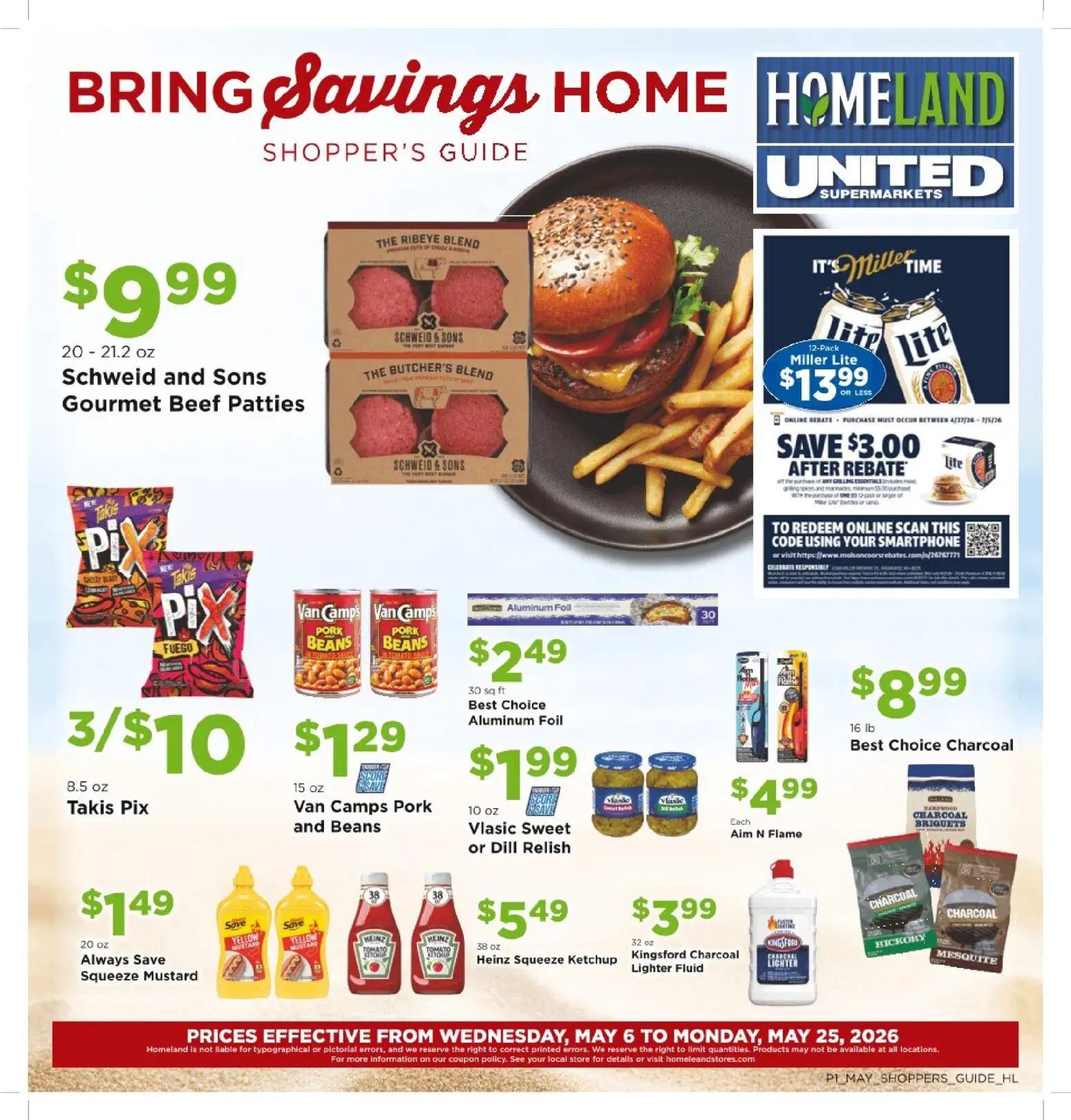 homeland - Homeland Bring Savings Home Shopper's Guide - 05/01 - 05/31 2026