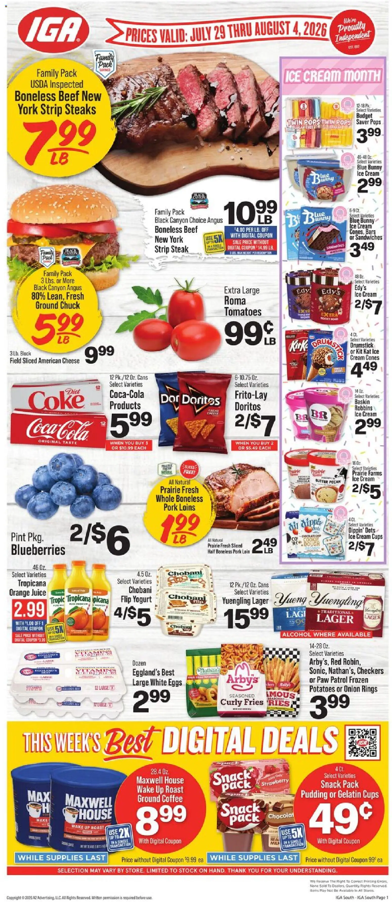 iga - IGA Weekly Ad - 07/29 - 08/04 2026 - page: 1