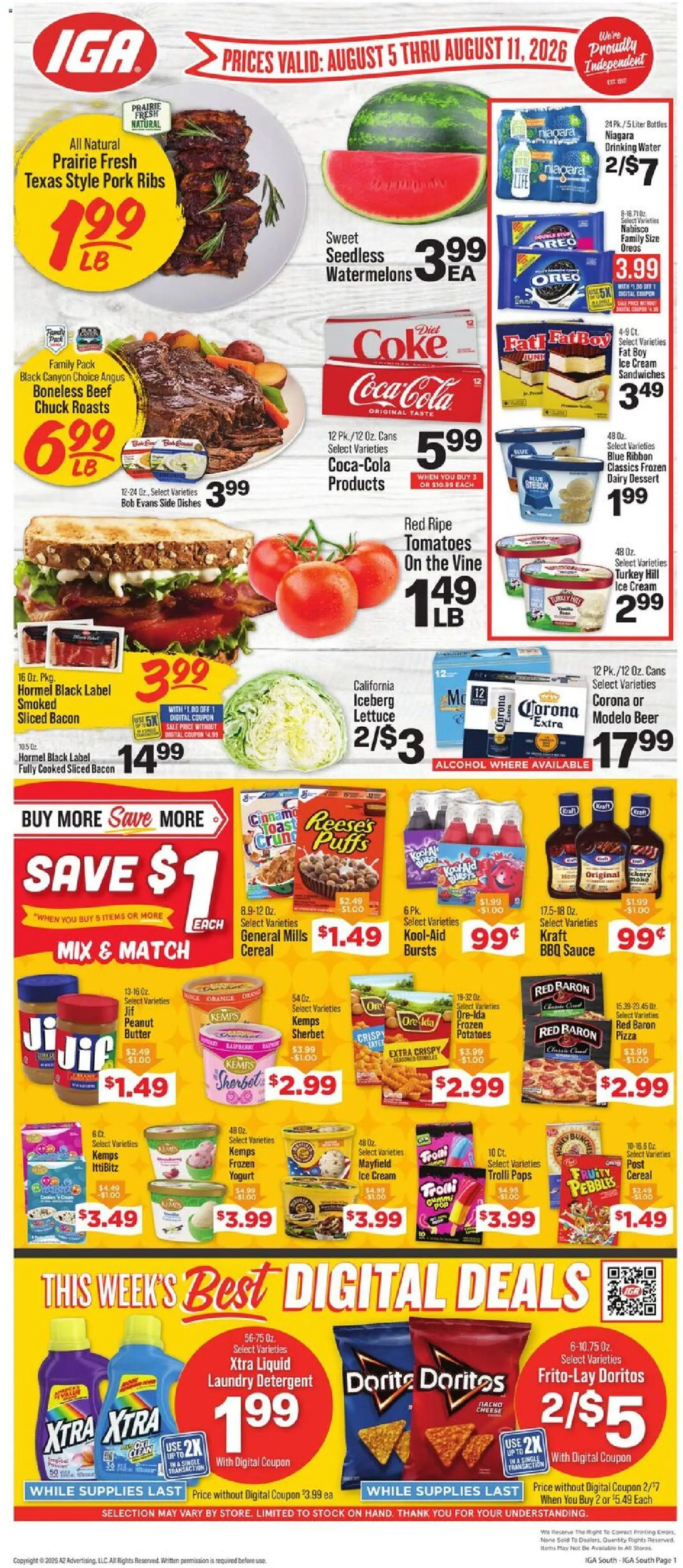 iga - IGA Weekly Ad - 08/05 - 08/11 2026