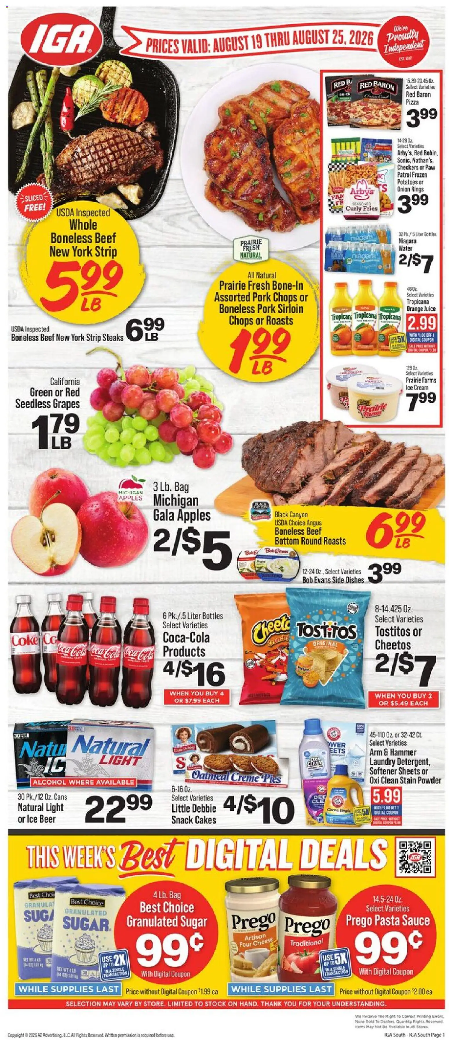 iga - IGA Weekly Ad - 08/19 - 08/25 2026