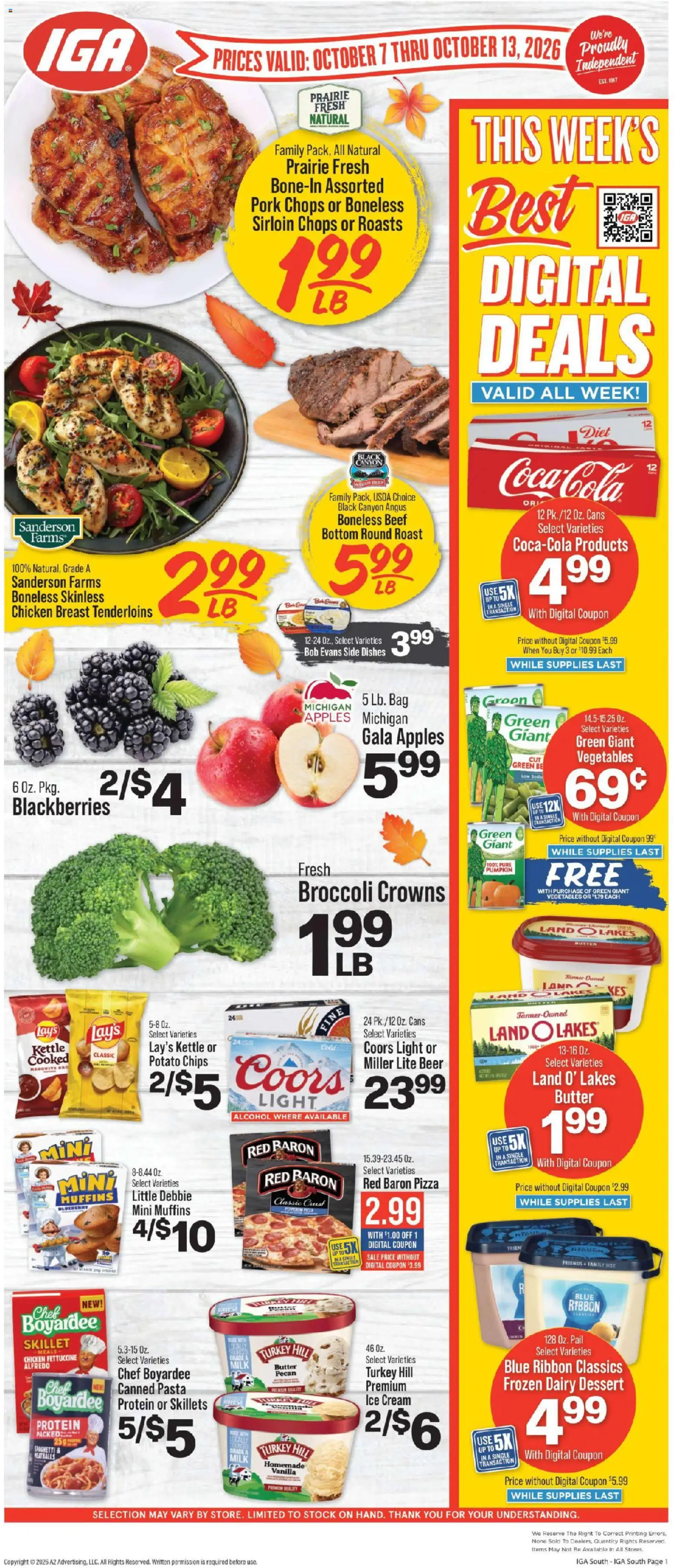 iga - IGA Weekly Ad - 10/07 - 10/13 2026 - page: 1