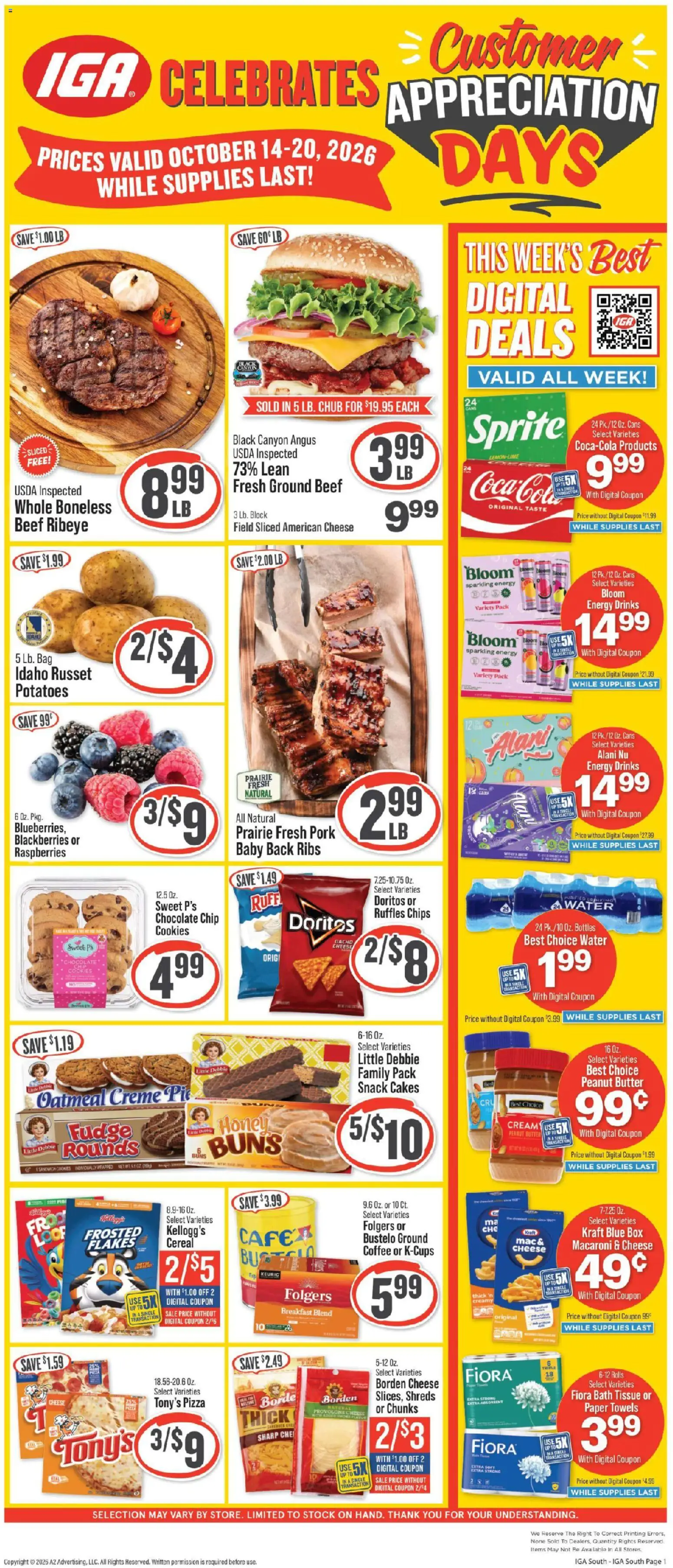 iga - IGA Weekly Ad - 10/14 - 10/20 2026