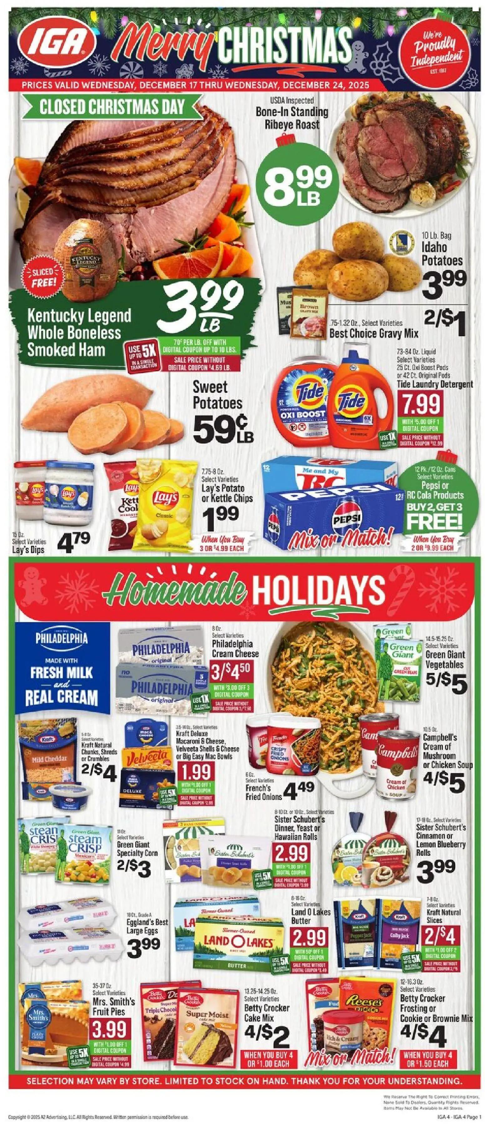 iga - IGA Weekly Ad - 12/17 - 12/24 2025