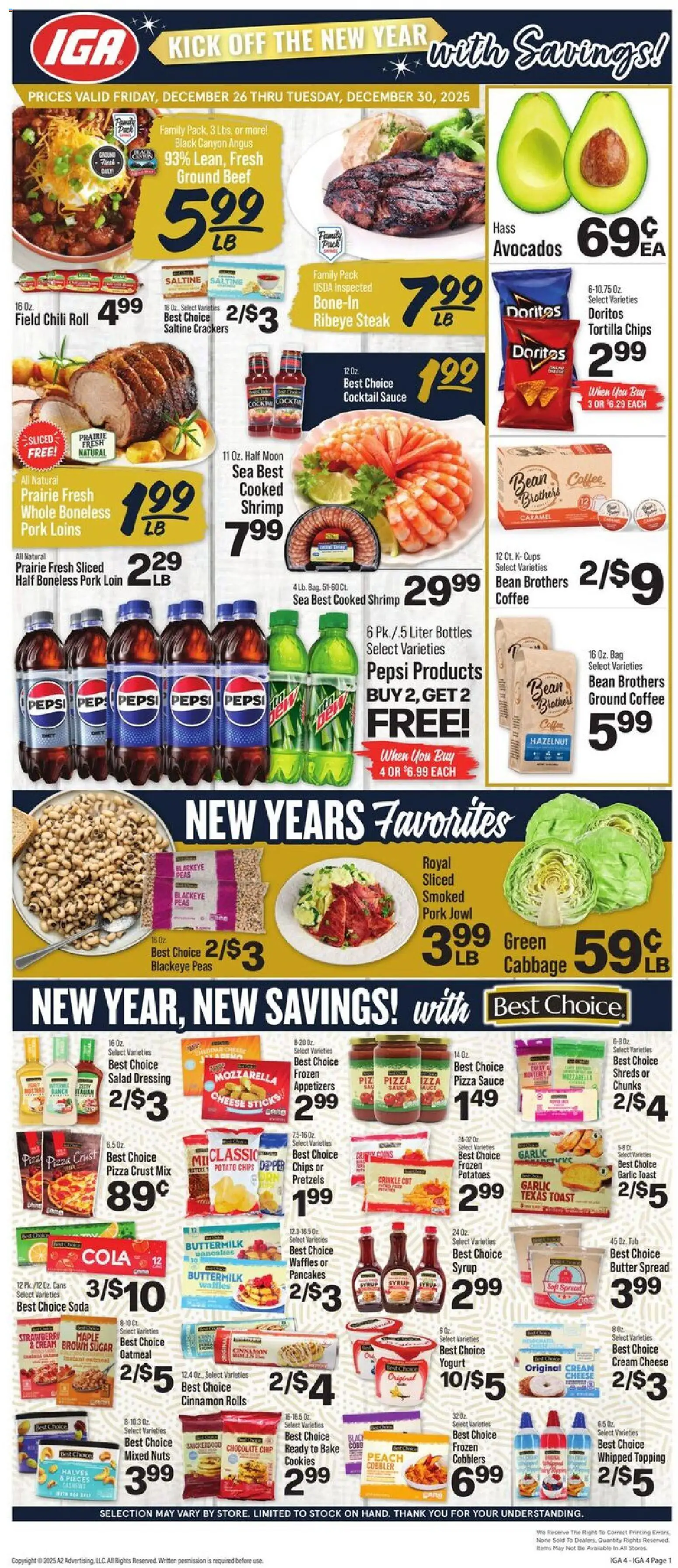 iga - IGA Weekly Ad - 12/26 - 12/30 2025 - page: 1