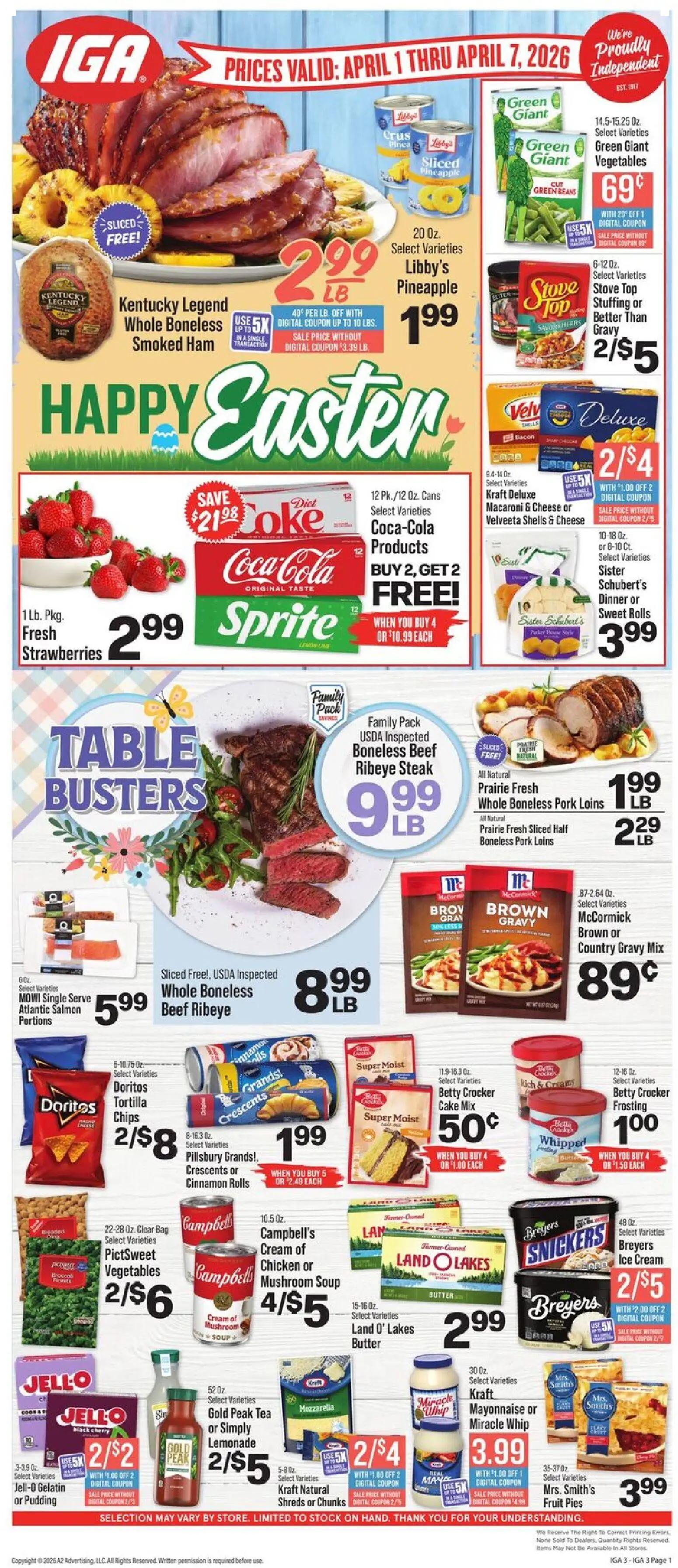 iga - IGA Weekly Ad - 04/01 - 04/07 2026